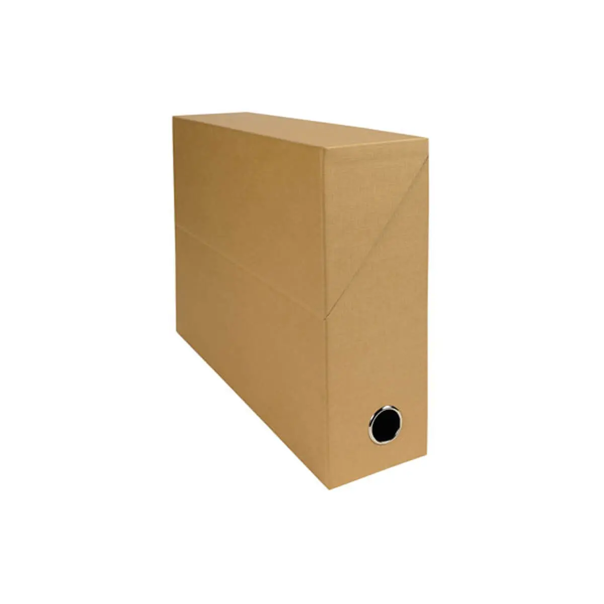 Boite transfert Dos 90mm papier toil&eacute; - Havane - EXACOMPTA photo du produit