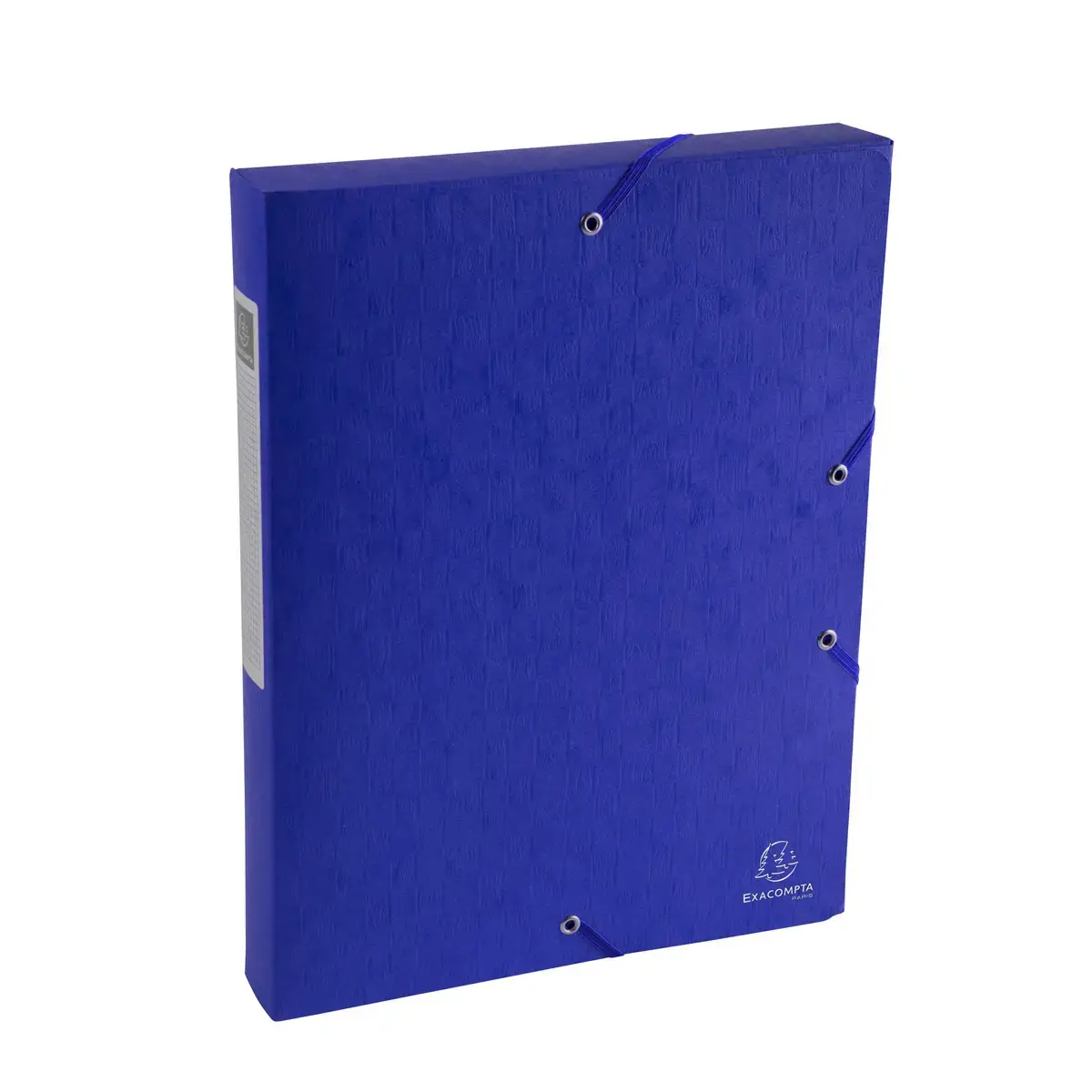 Boite de classement Exabox Dos 40mm Carte lustrée Scotten - A4 - Bleu - EXACOMPTA photo du produit