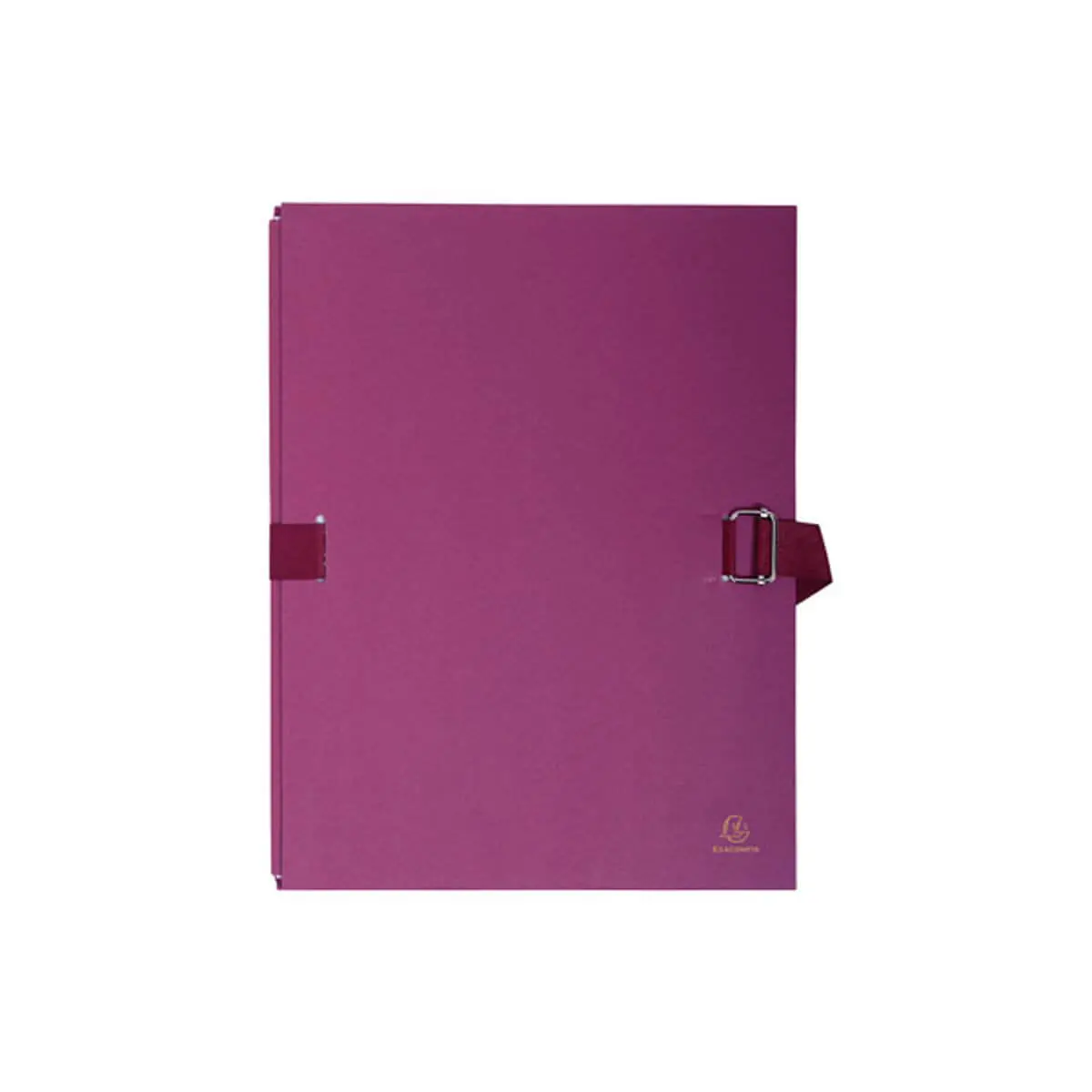 Chemise dos extensible avec rabat papier - 24x32cm - Bordeaux - EXACOMPTA photo du produit