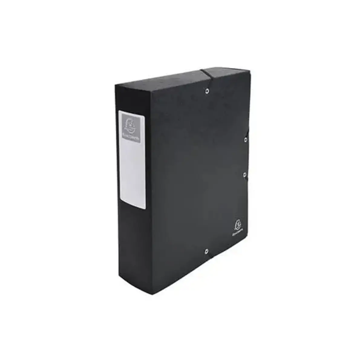 Boite de classement Exabox Dos 80mm Carte lustr&eacute;e - A4 - Noir - EXACOMPTA photo du produit