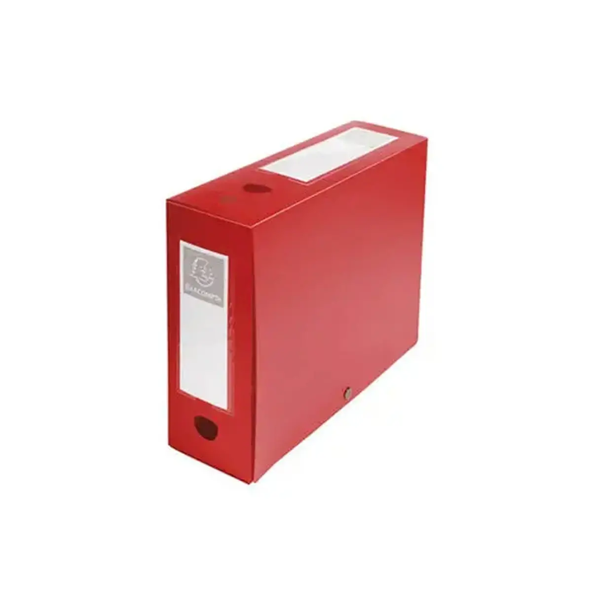 Boite de classement à pression Dos 100mm polypropylène 7/10e Opaque - A4 - Rouge - EXACOMPTA photo du produit
