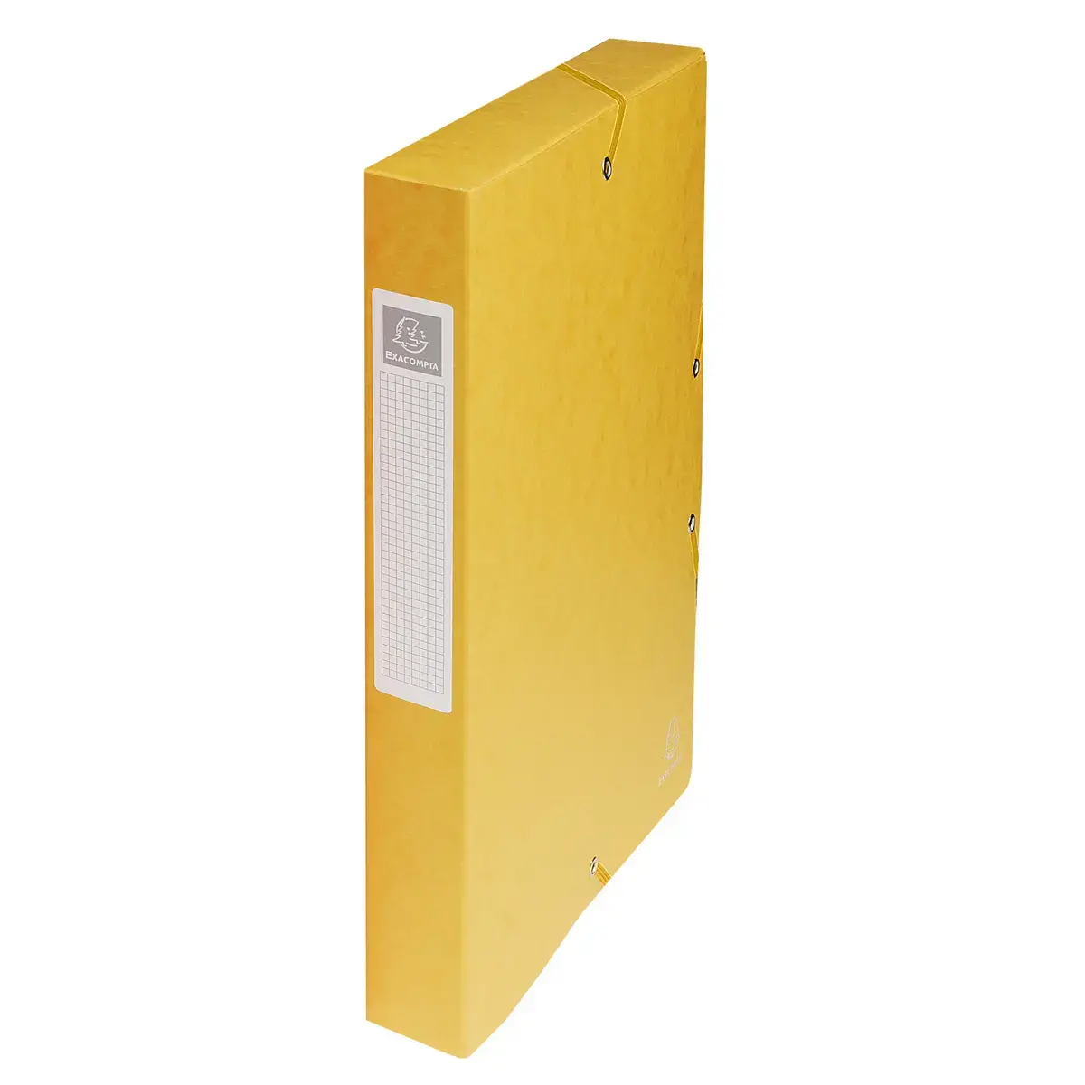 Boite de classement Exabox Dos 40mm Carte lustrée - A4 - Jaune - EXACOMPTA photo du produit