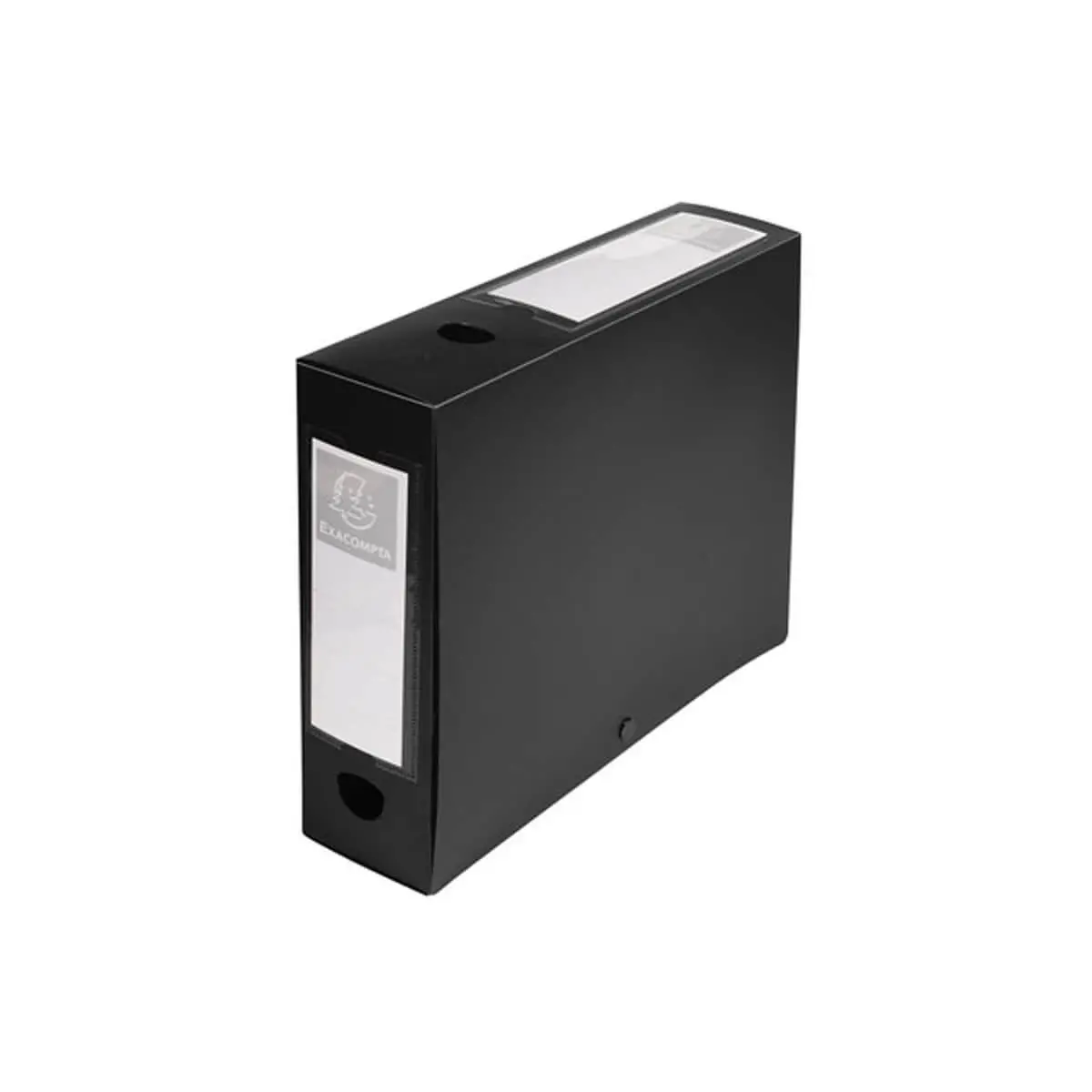 Boite de classement à pression Dos 80mm polypropylène 7/10e Opaque - A4 - Noir - EXACOMPTA photo du produit