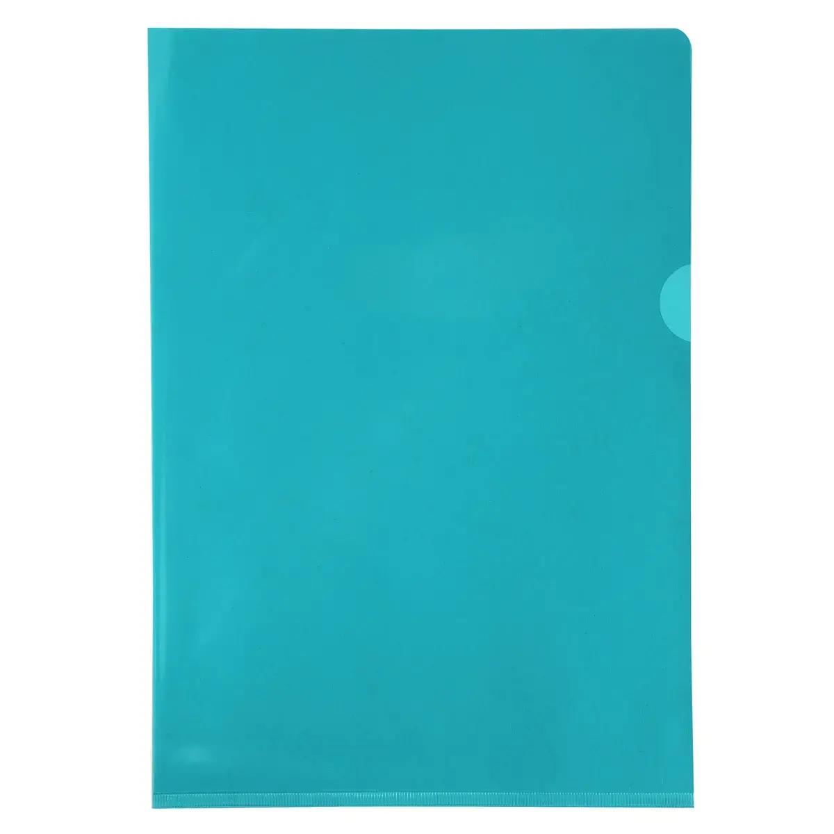 Sachet de 10 pochettes coin PVC lisse haute résistance 13/100e - A4 - Vert - EXACOMPTA photo du produit