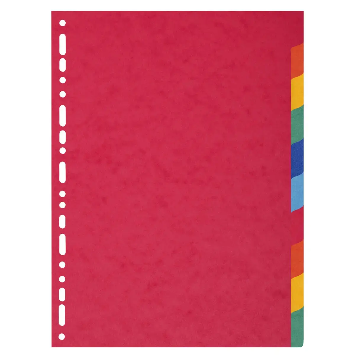 Intercalaires carte lustr&eacute;e 225g 10 positions - A4 - EXACOMPTA photo du produit