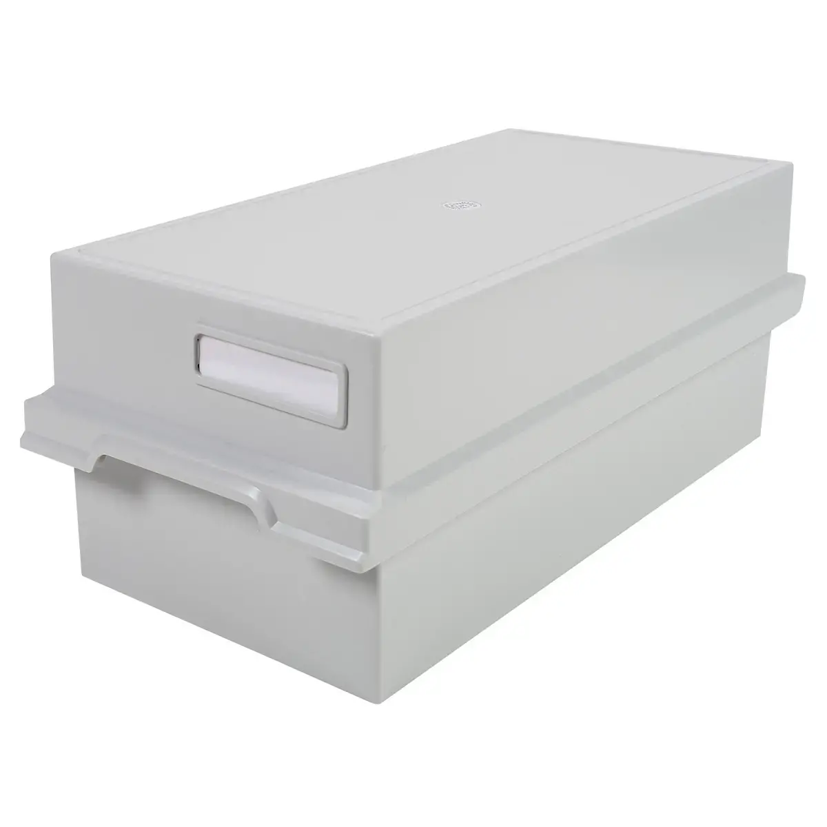 Boîte à fiches DIN A6 - Gris lumière - EXACOMPTA photo du produit