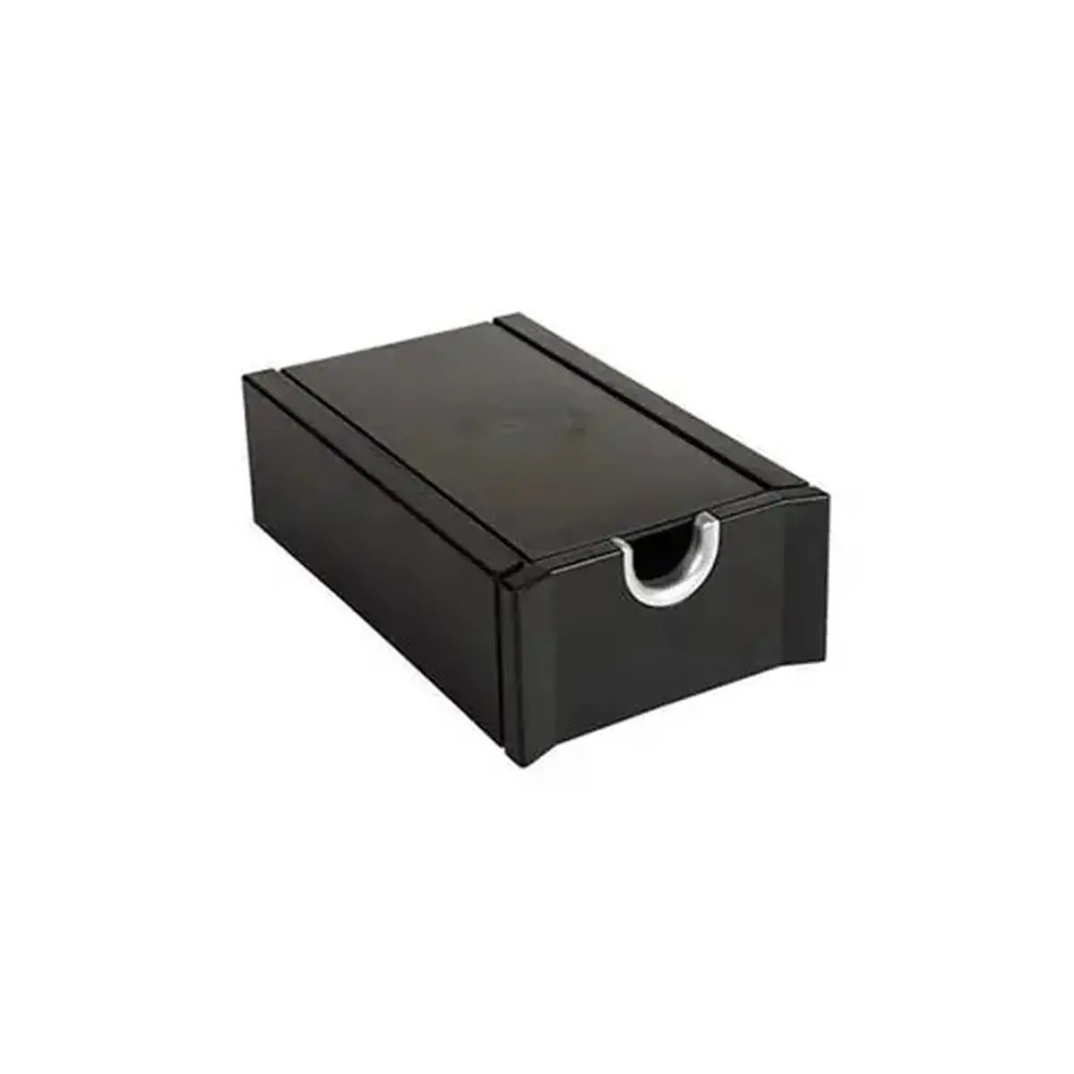 Fichier pour cartes de visite Exactive - 61x114x190 mm - Noir/argent - EXACOMPTA photo du produit