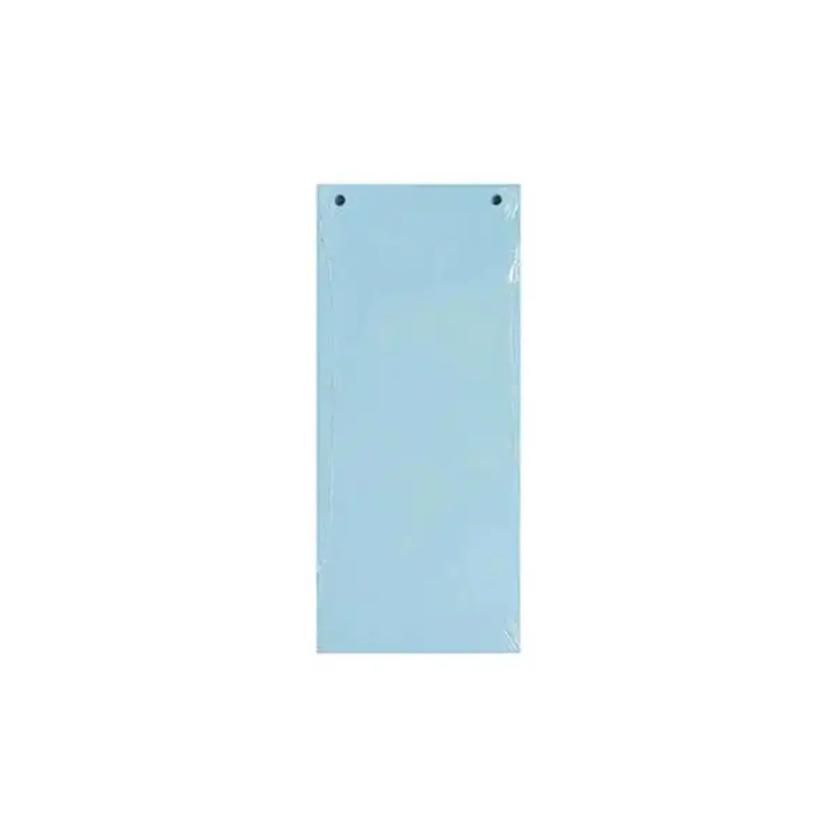 Paquet 100 fiches intercalaires horizontales unies perfor&eacute;es Forever - 105x240mm - Bleu clair - EXACOMPTA photo du produit