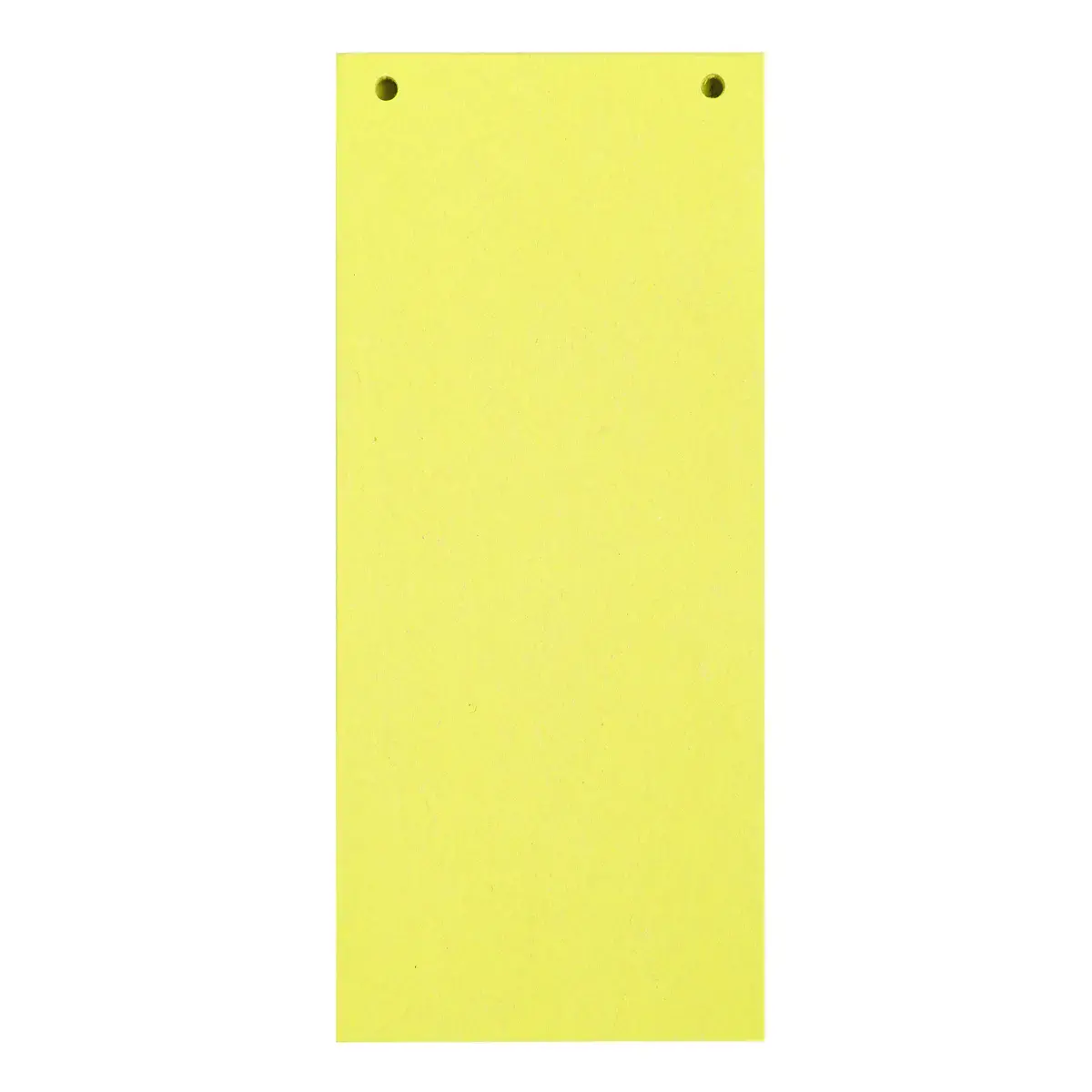 Paquet 100 fiches intercalaires horizontales unies perforées Forever - 105 x 240 mm - Jaune - Exacompta photo du produit