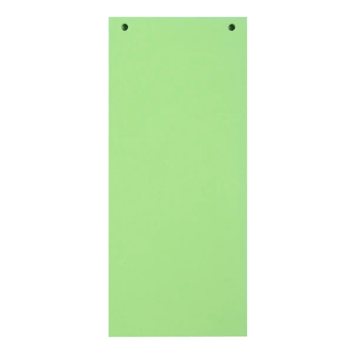 Paquet 100 fiches intercalaires horizontales unies perfor&eacute;es Forever - 105x240mm - Vert - EXACOMPTA photo du produit
