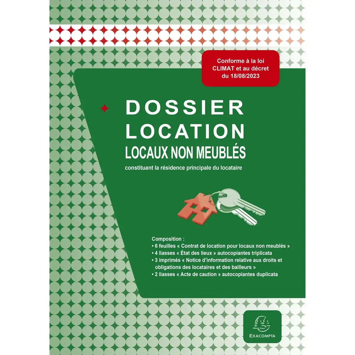 Dossier location locaux non meubl&eacute;s - EXACOMPTA photo du produit