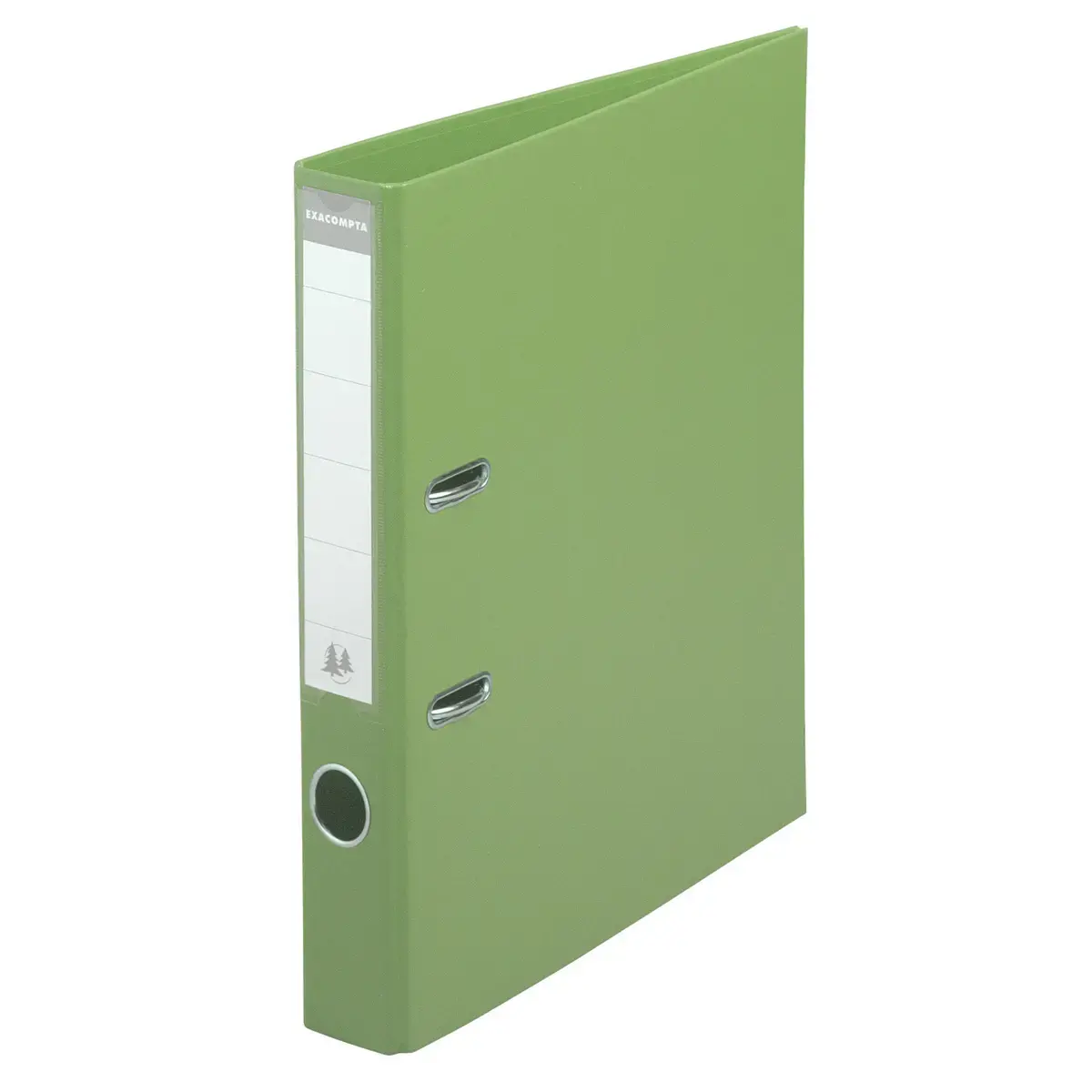 Classeur à levier PVC A4 dos de 50mm. - Vert anis - EXACOMPTA photo du produit