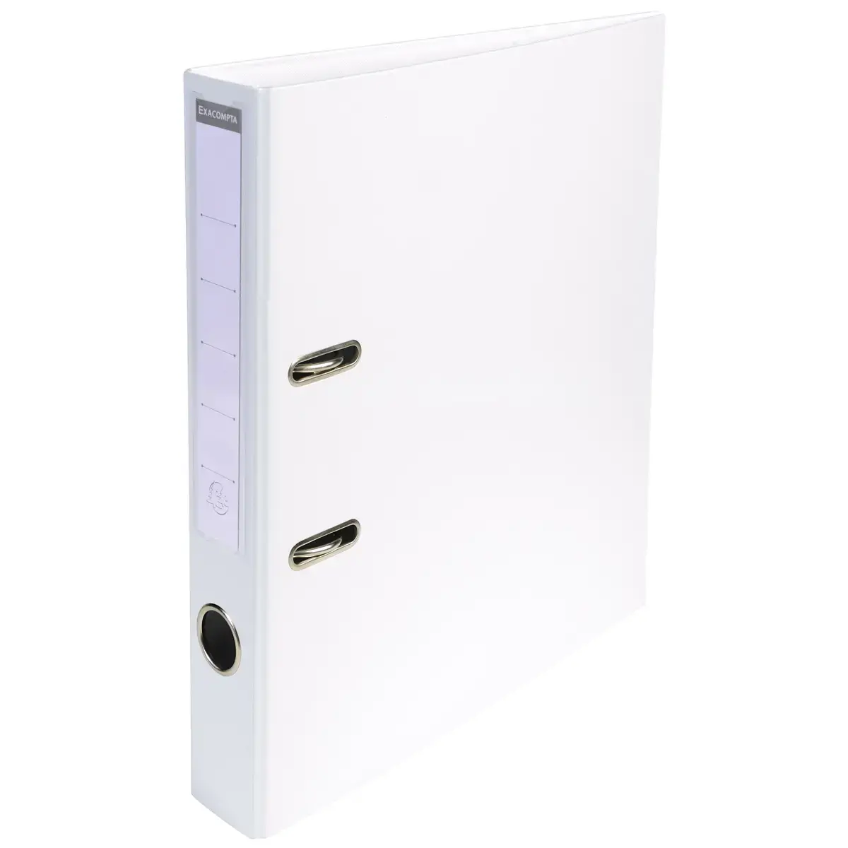 Classeur à levier PVC A4 dos de 50mm. - Blanc - EXACOMPTA photo du produit