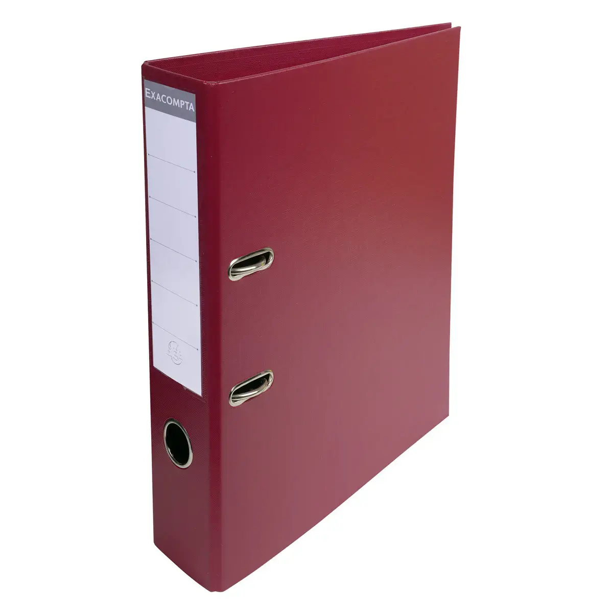 Classeur à levier PVC A4 dos de 70mm. - Bordeaux - EXACOMPTA photo du produit