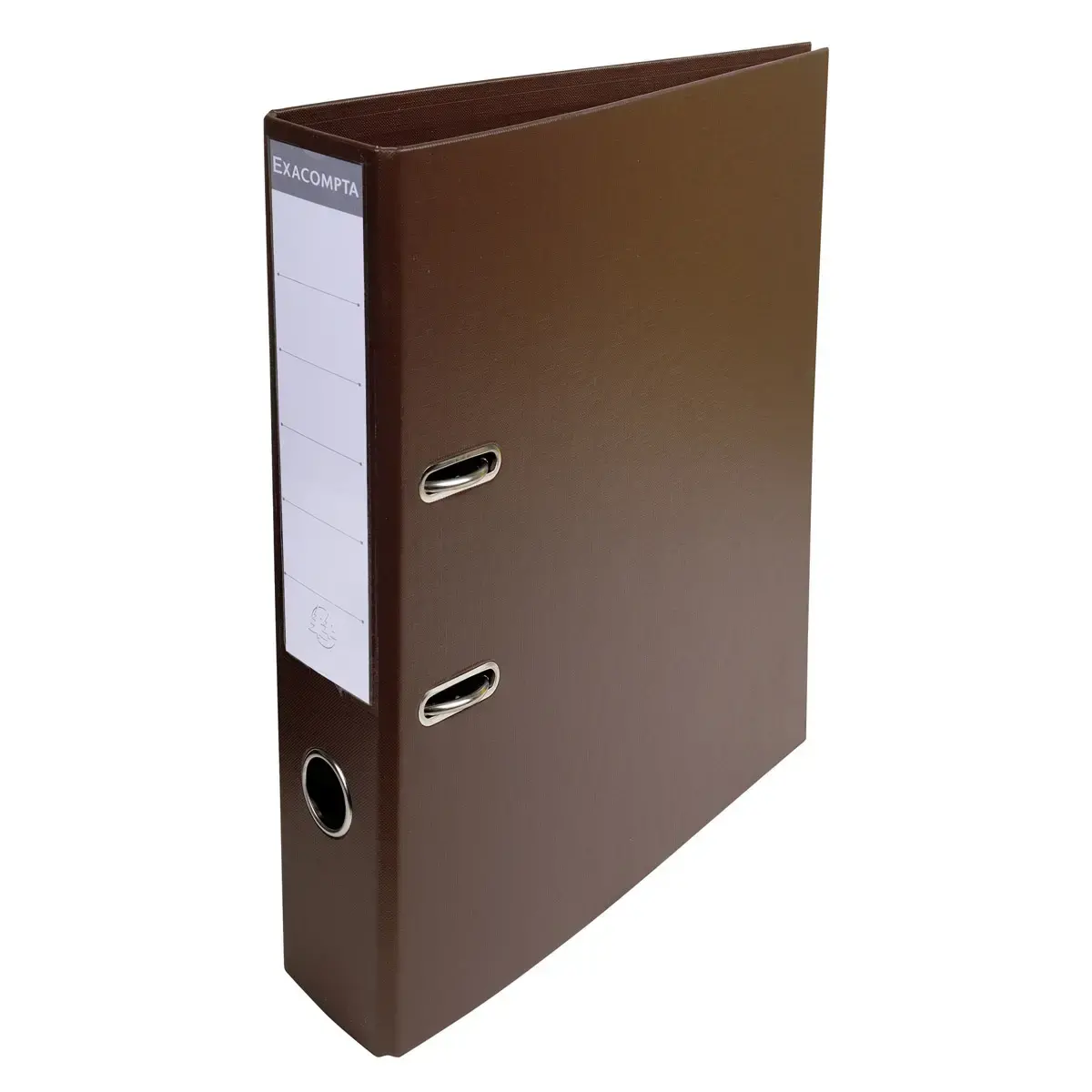 Classeur à levier PVC A4 dos de 70mm. - Marron - EXACOMPTA photo du produit