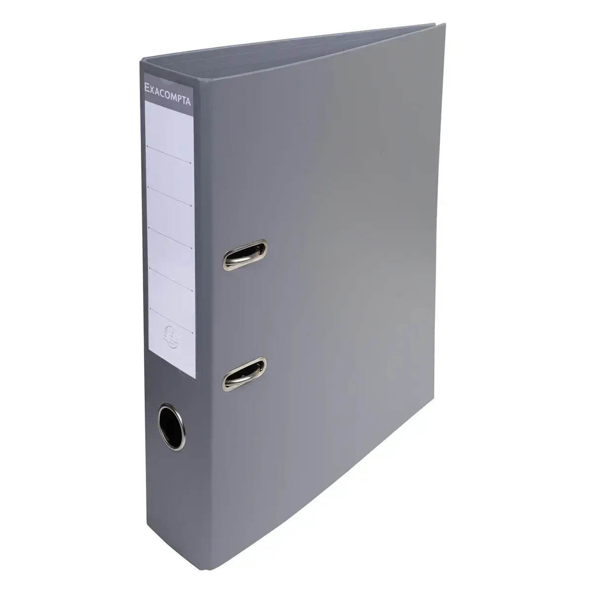 Classeur &agrave; levier PVC A4 dos de 70mm. - Gris fonc&eacute; - EXACOMPTA photo du produit