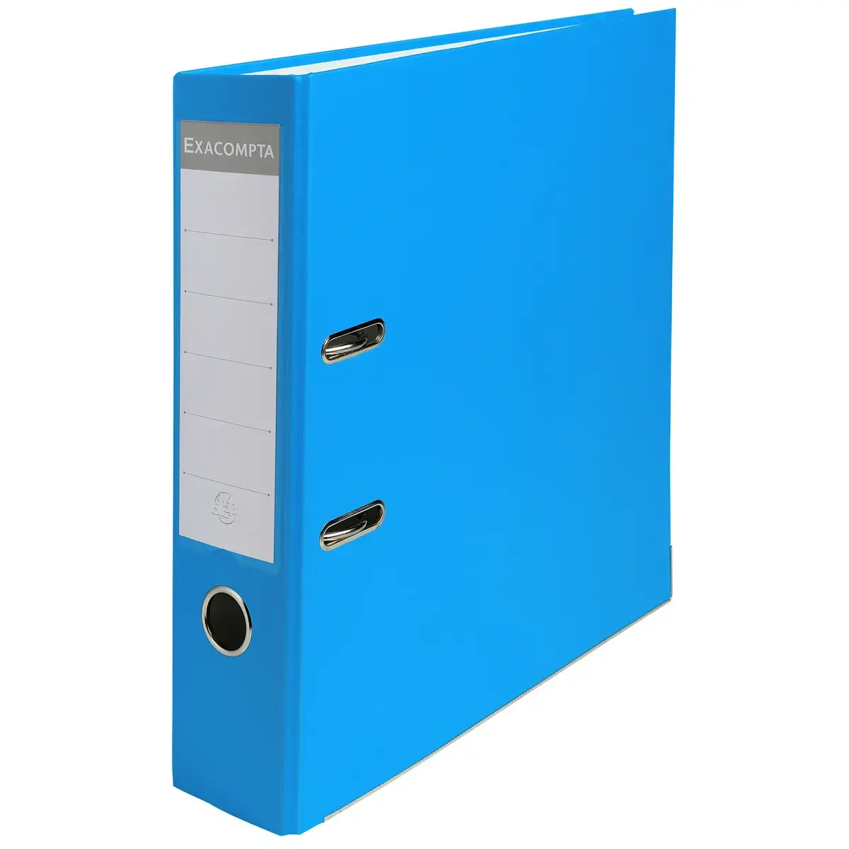 Classeur à levier polypropylène - Dos de 75 mm - Bleu clair - EXACOMPTA photo du produit