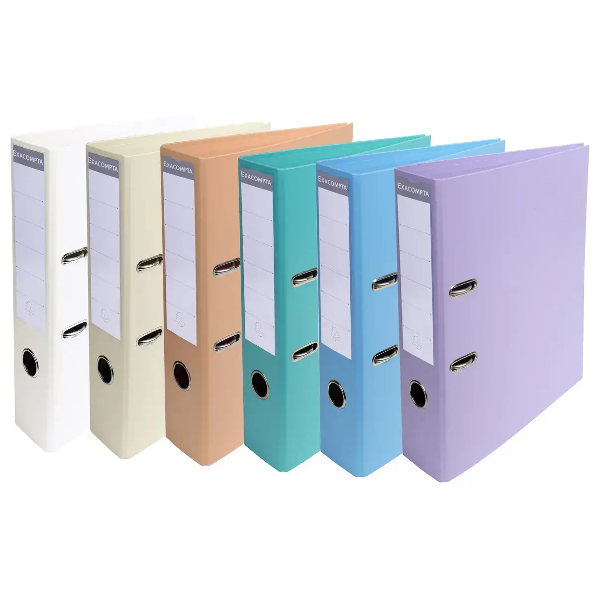Classeur à levier PVC A4 dos de 70mm. - Couleurs assorties - EXACOMPTA photo du produit