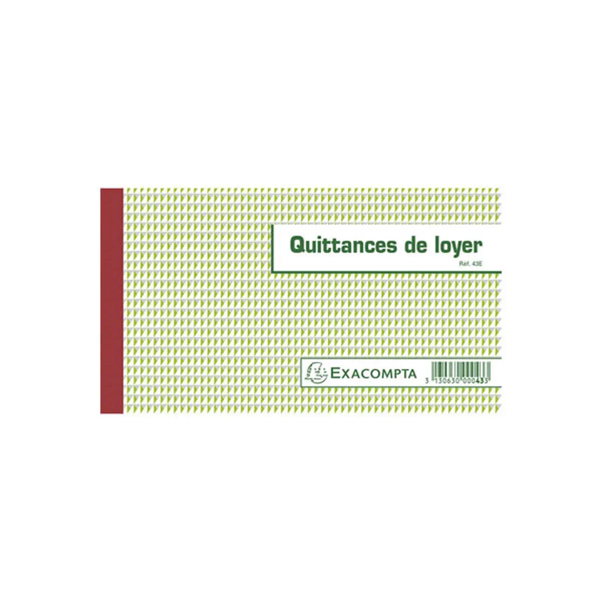 Manifold Quittances de loyer 12,5x21cm 50 feuillets tripli autocopiants - EXACOMPTA photo du produit
