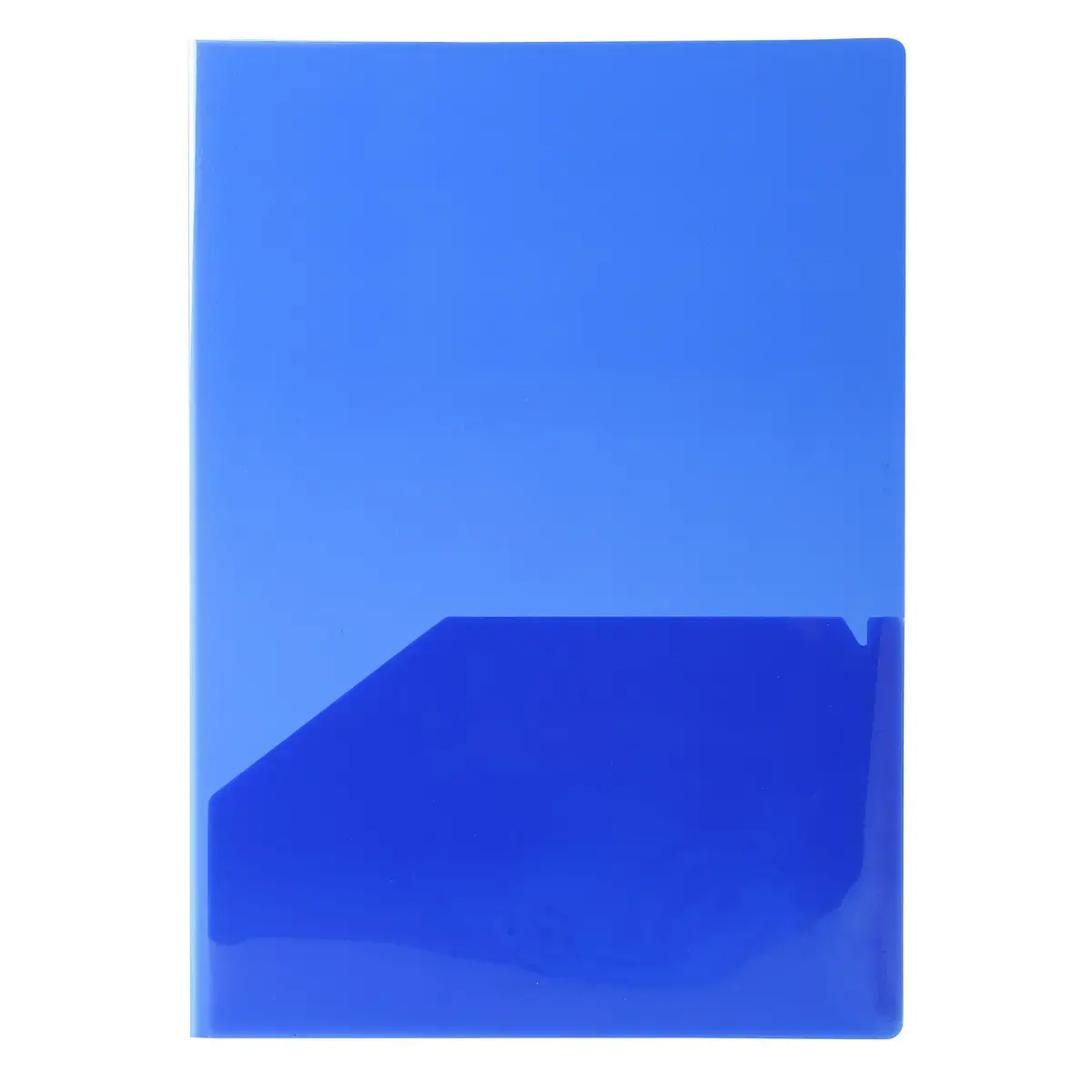 Sachet de 10 chemises double poche polypropyl&egrave;ne souple 20x100e - A4xA3 - Couleurs assorties - EXACOMPTA photo du produit