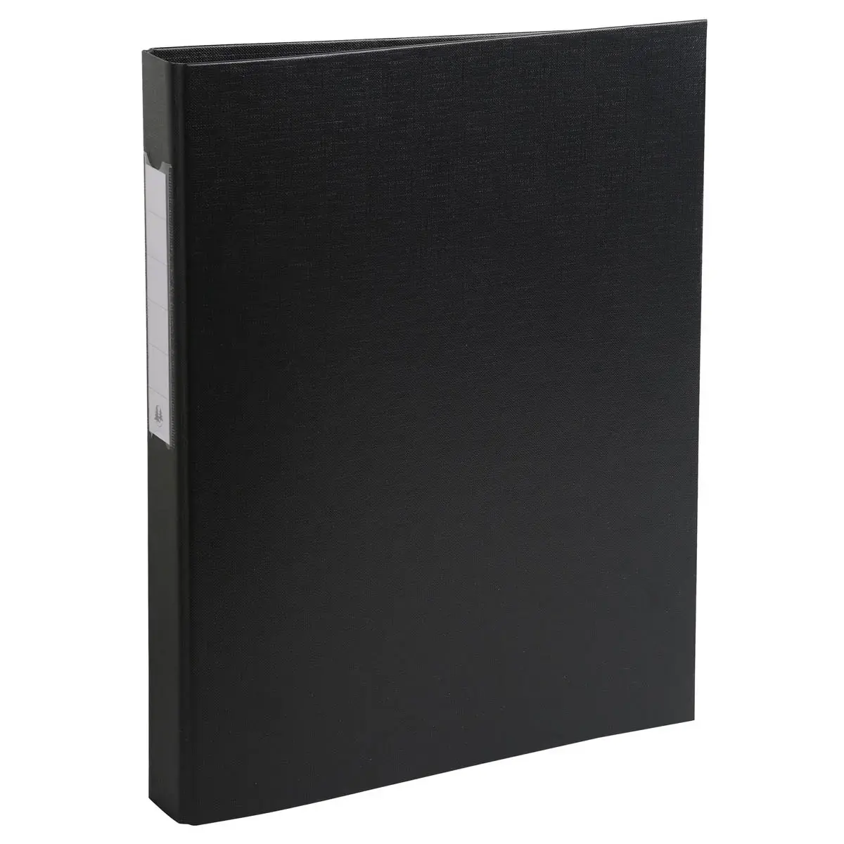 Classeur rembord&eacute; polypropyl&egrave;ne 2 anneaux ronds de 25mm sur 3eme de couverture - Noir - EXACOMPTA photo du produit