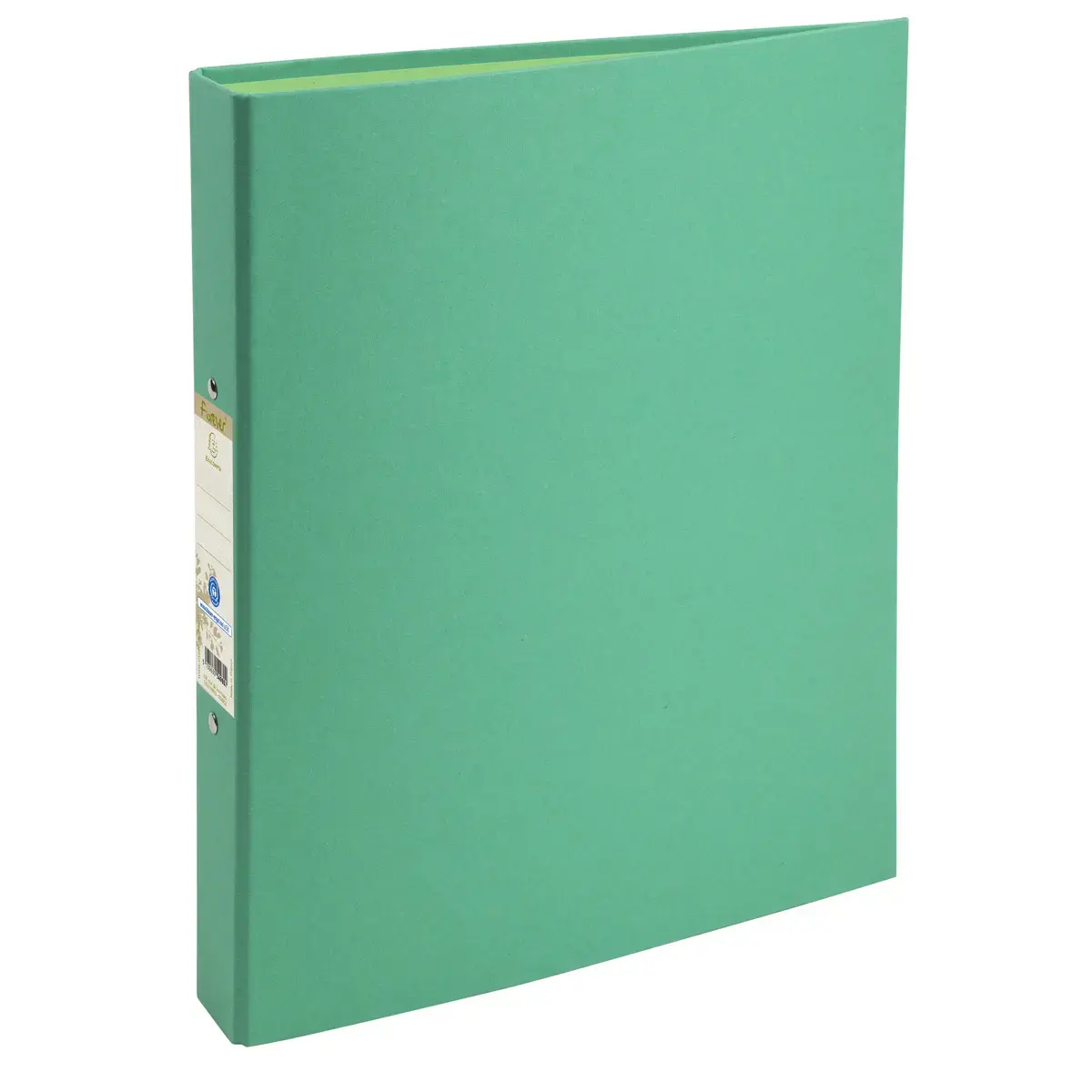 Classeur rembordé papier 2 anneaux 30mm Forever - A4 - Vert foncé - EXACOMPTA photo du produit