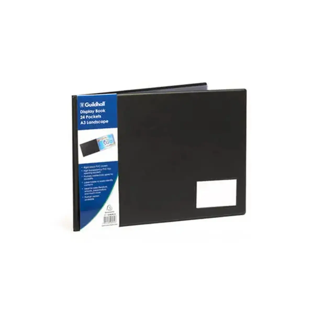 Protège-documents premium PVC Goldline® 48 vues - A3 paysage - Noir - EXACOMPTA photo du produit