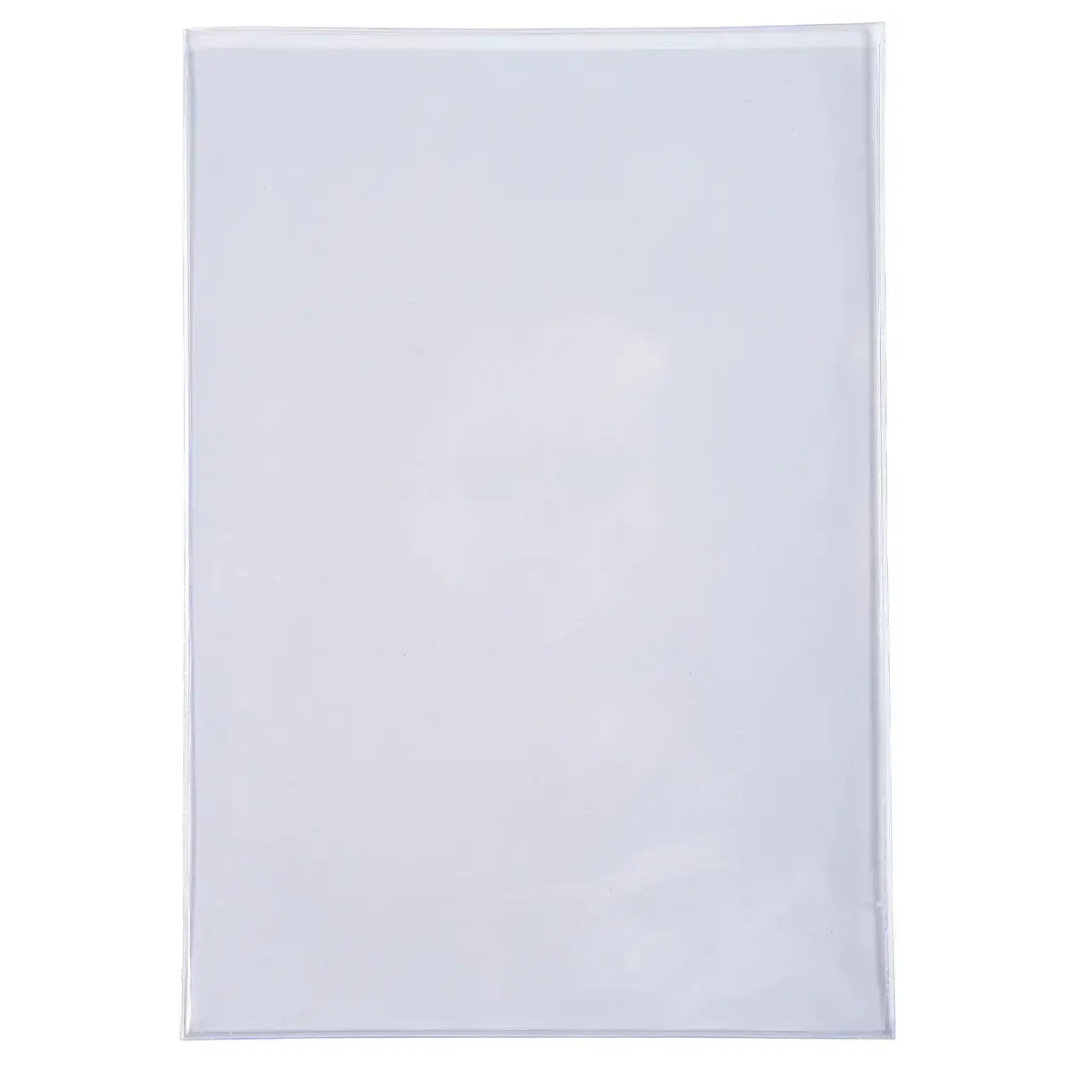Sachet de 10 &eacute;tuis de protection simples PVC Haute Qualit&eacute; 30/100e - 24 x 32 cm - Cristal - Exacompta photo du produit