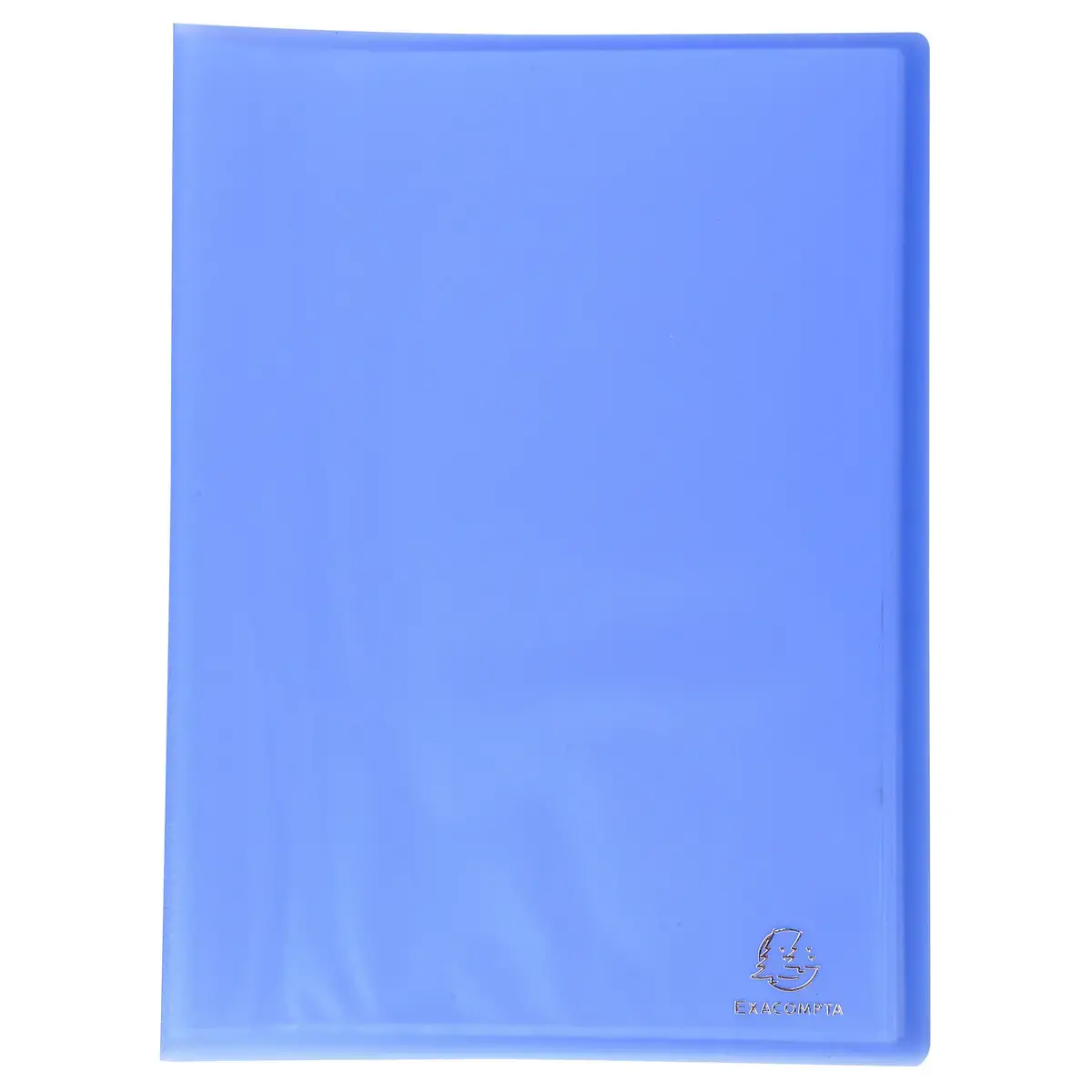 Protège-documents en polypropylène semi rigide Chromaline 80 vues - A4 - Bleu - EXACOMPTA photo du produit