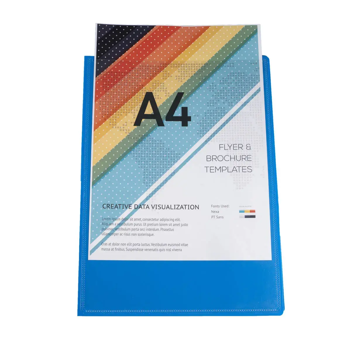 Protège-documents en polypropylène semi rigide Kreacover® - A4 - Couleurs assorties - EXACOMPTA photo du produit