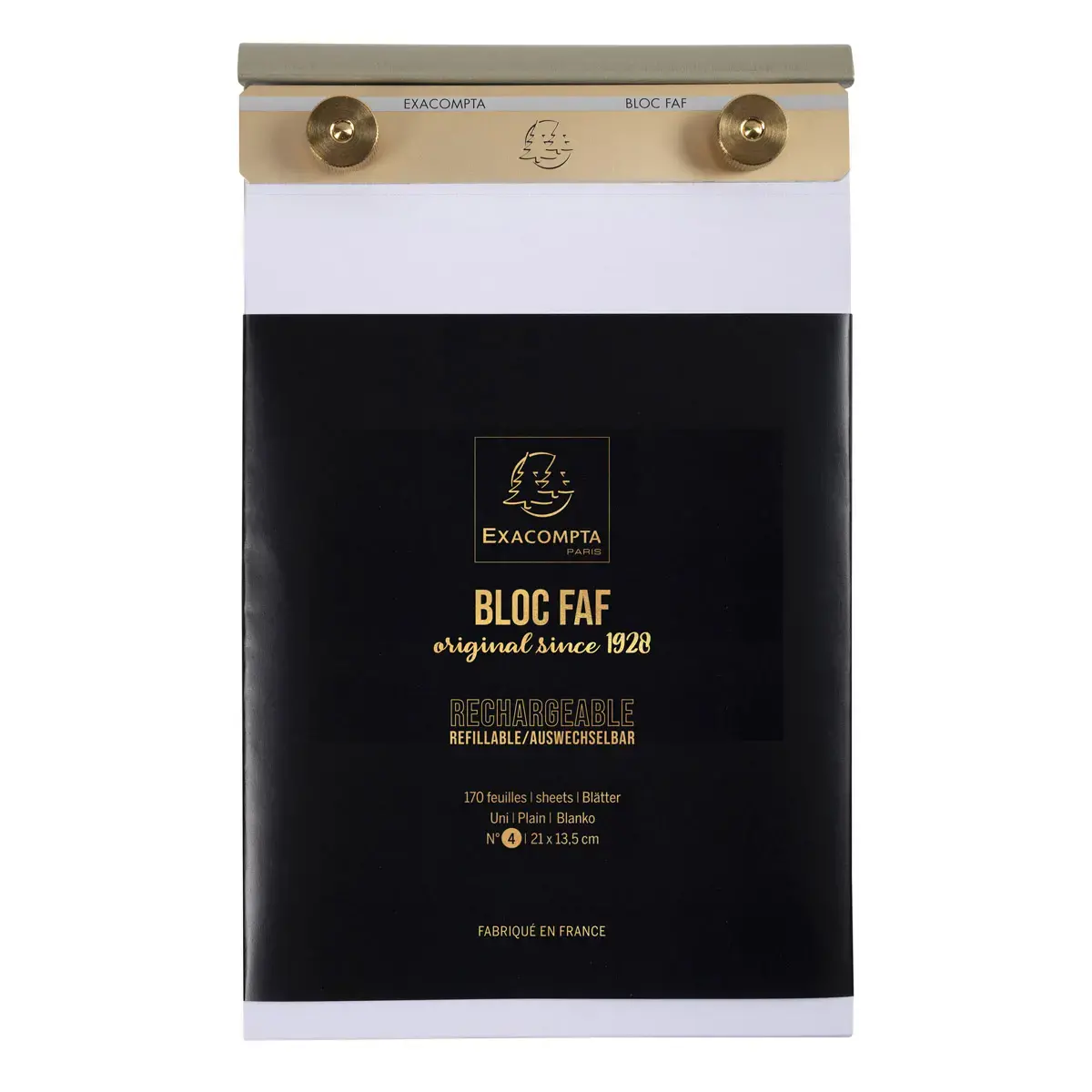 Bloc FAF complet 21x13,5cm N.4 uni - EXACOMPTA photo du produit