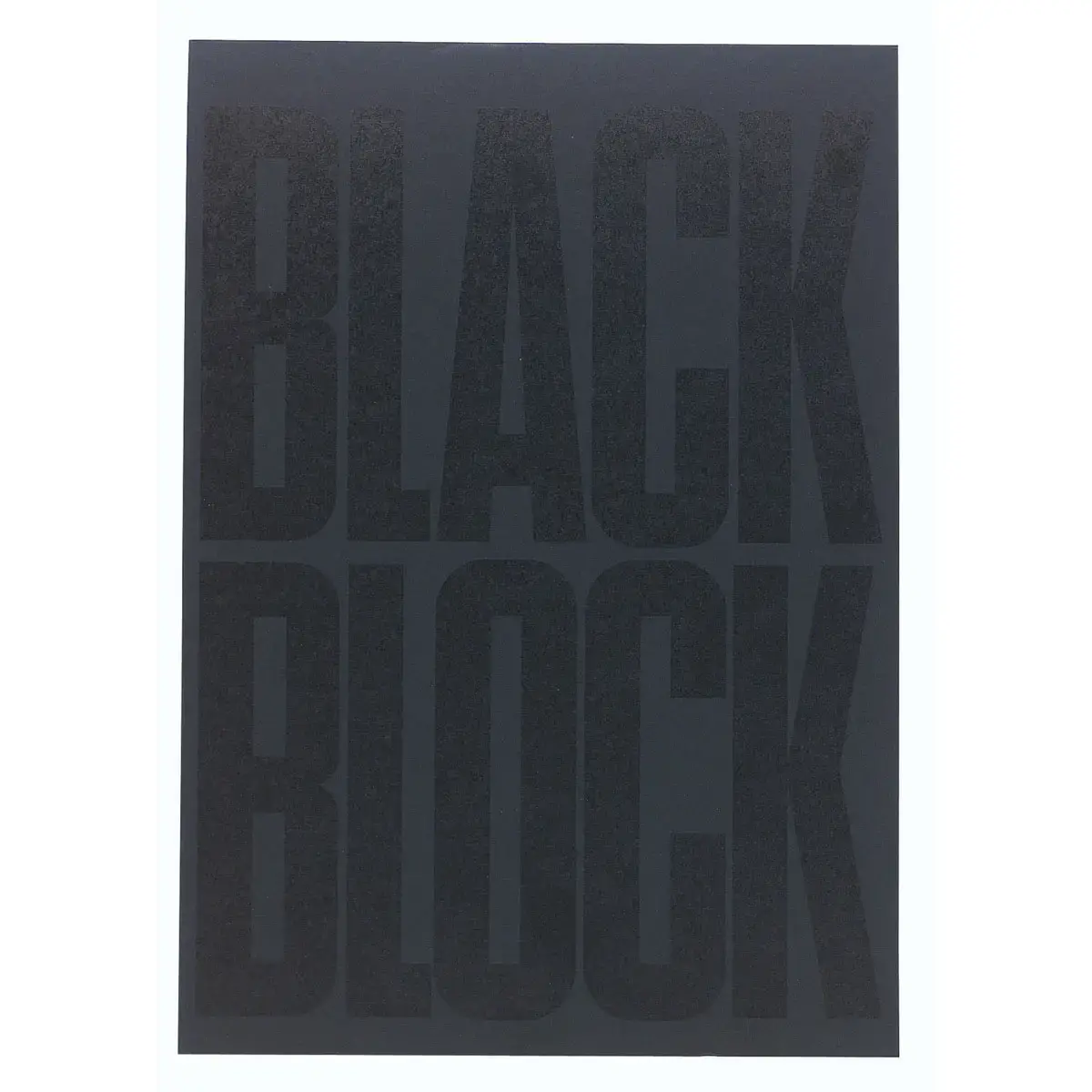 Bloc Black block 29,7x21cm - Papier jaune ligné - 70 feuillets - Noir - EXACOMPTA photo du produit
