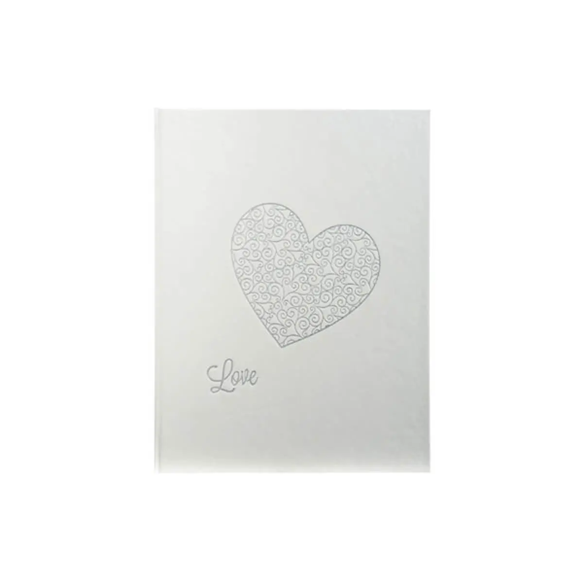 Livre d'or 100 pages blanches Harmony - 27x22 cm vertical - Blanc pailleté - EXACOMPTA photo du produit