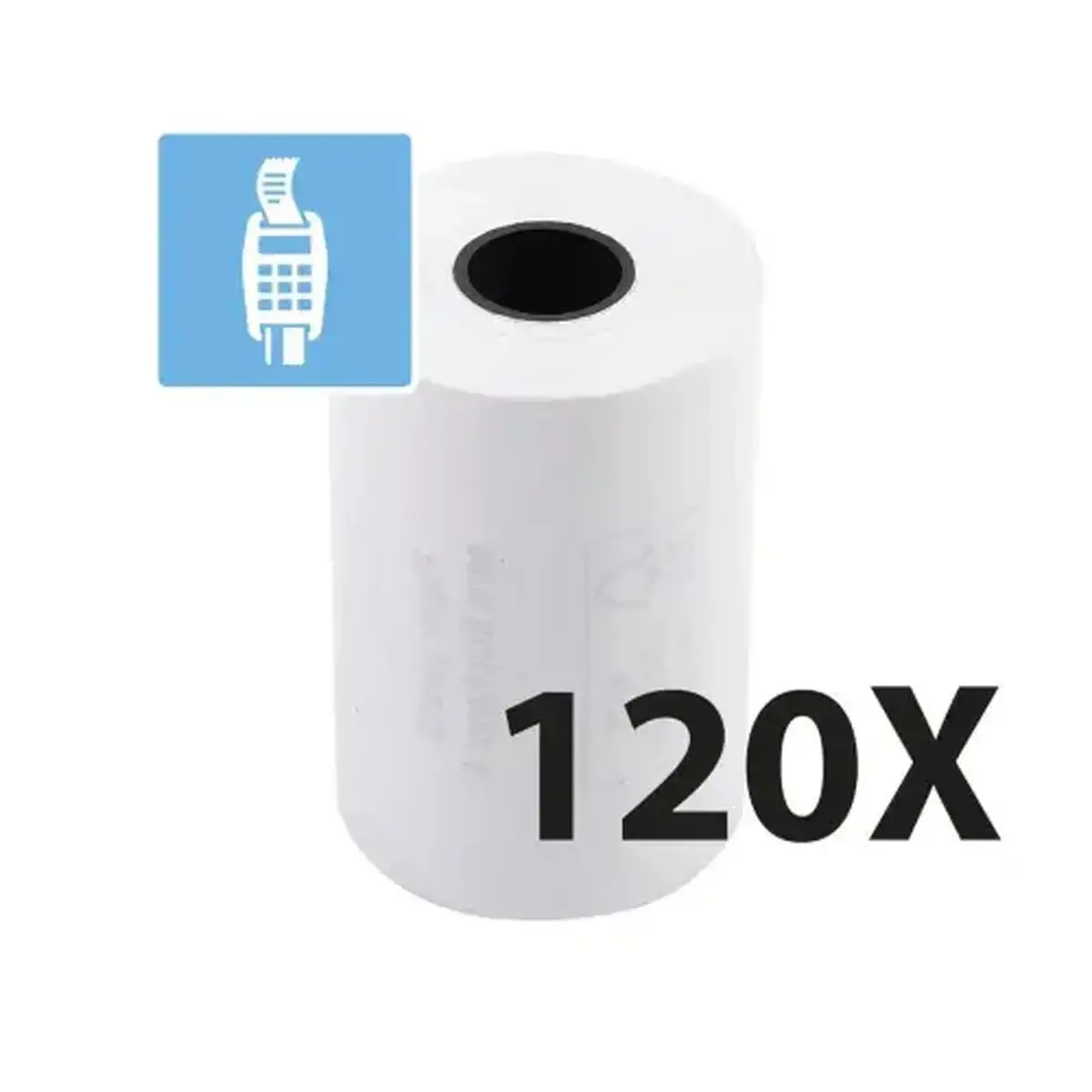 Bobine pour tickets de carte bancaire 57x40 mm - 1 pli thermique 55g/m2 sans BPA. - EXACOMPTA photo du produit
