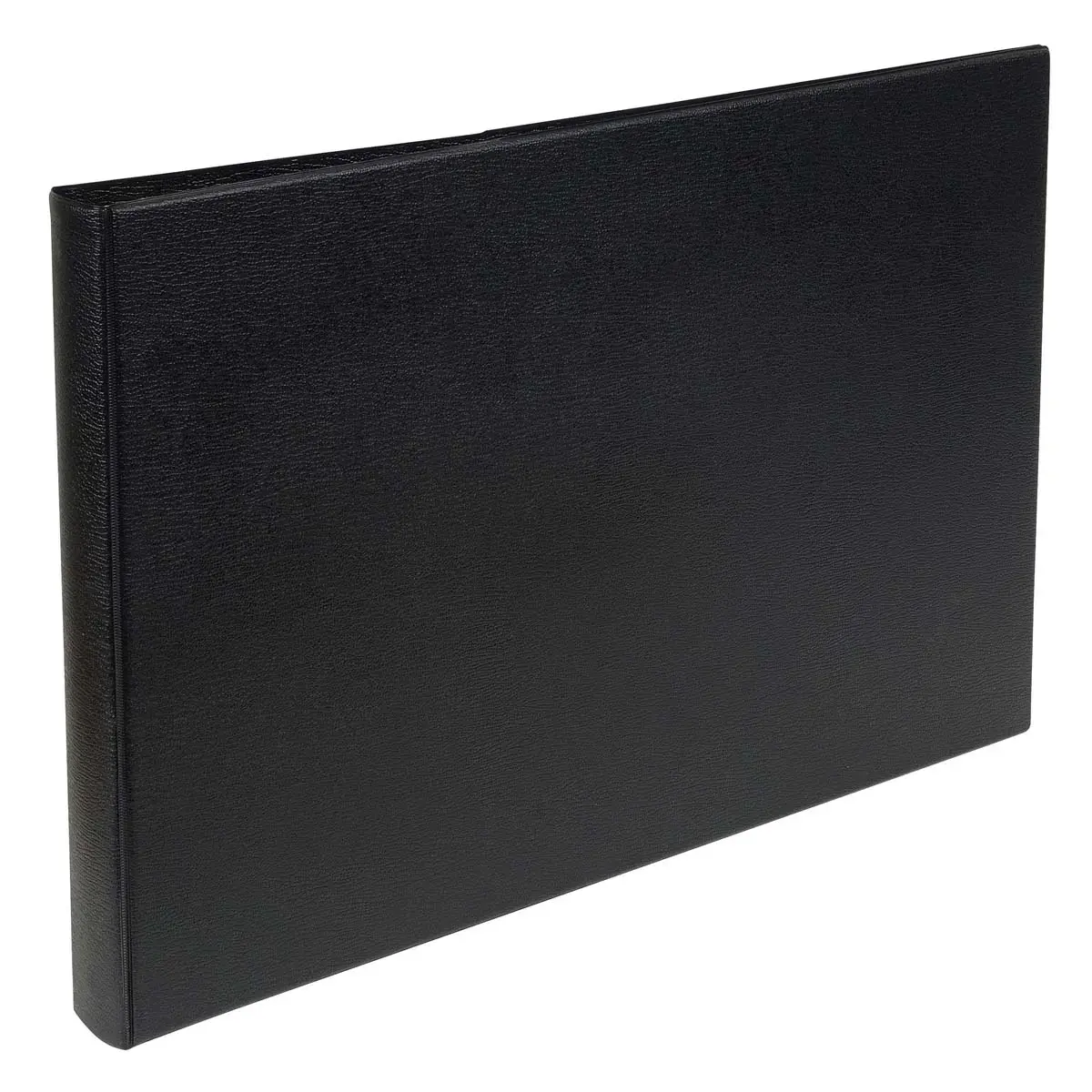 Classeur rembordé PVC dos rond 4 anneaux 30mm - A3 horizontal - Noir - EXACOMPTA photo du produit