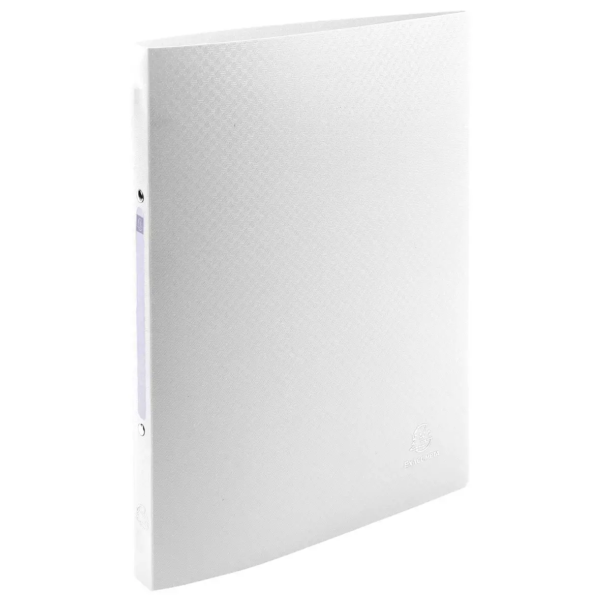 Classeur 2 anneaux 15mm polypropyl&egrave;ne OPAK - A4 - Blanc - EXACOMPTA photo du produit