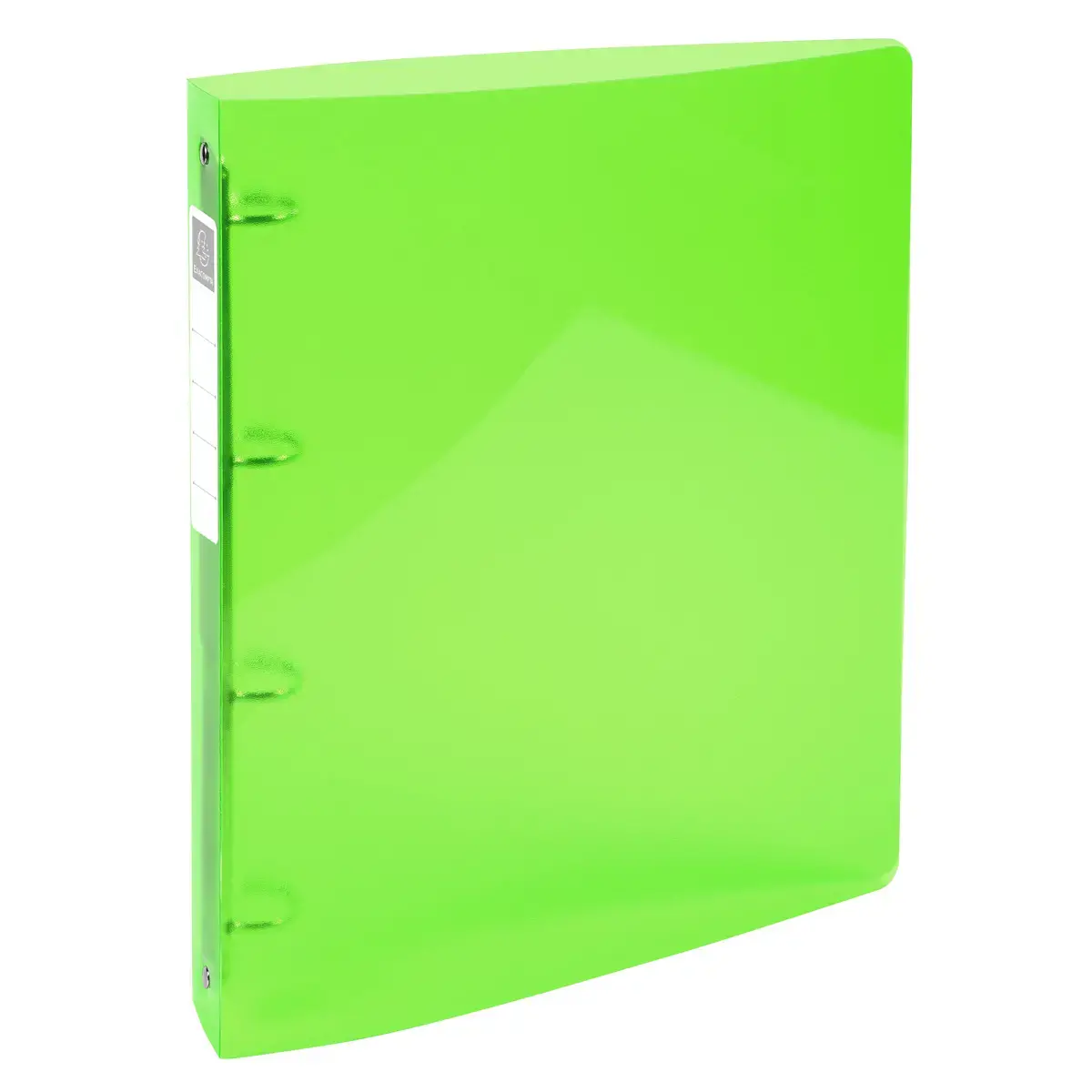 Classeur 4 anneaux 30mm IDERAMA PP polypropyl&egrave;ne 7/10e - A4 maxi - Vert anis - EXACOMPTA photo du produit