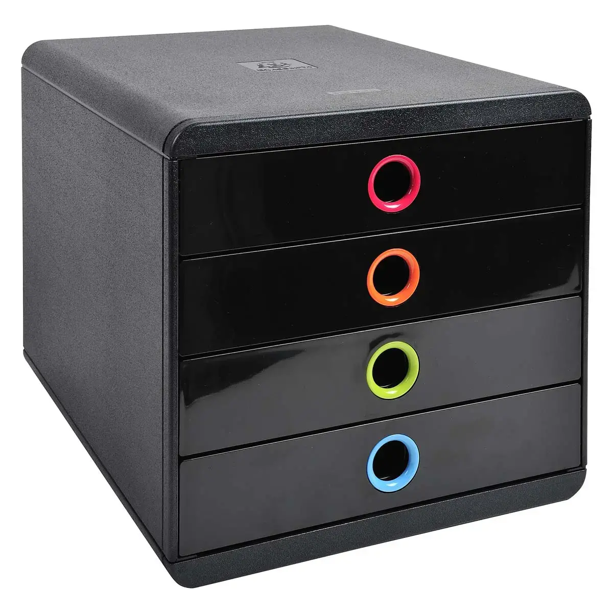 POP-BOX - Noir/arlequin - EXACOMPTA photo du produit