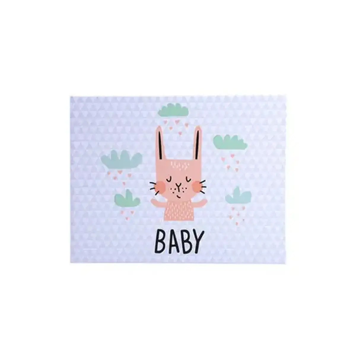 Album photos livre 30 pages blanches - Format 28,5x22cm - BABY vert - Gris - EXACOMPTA photo du produit