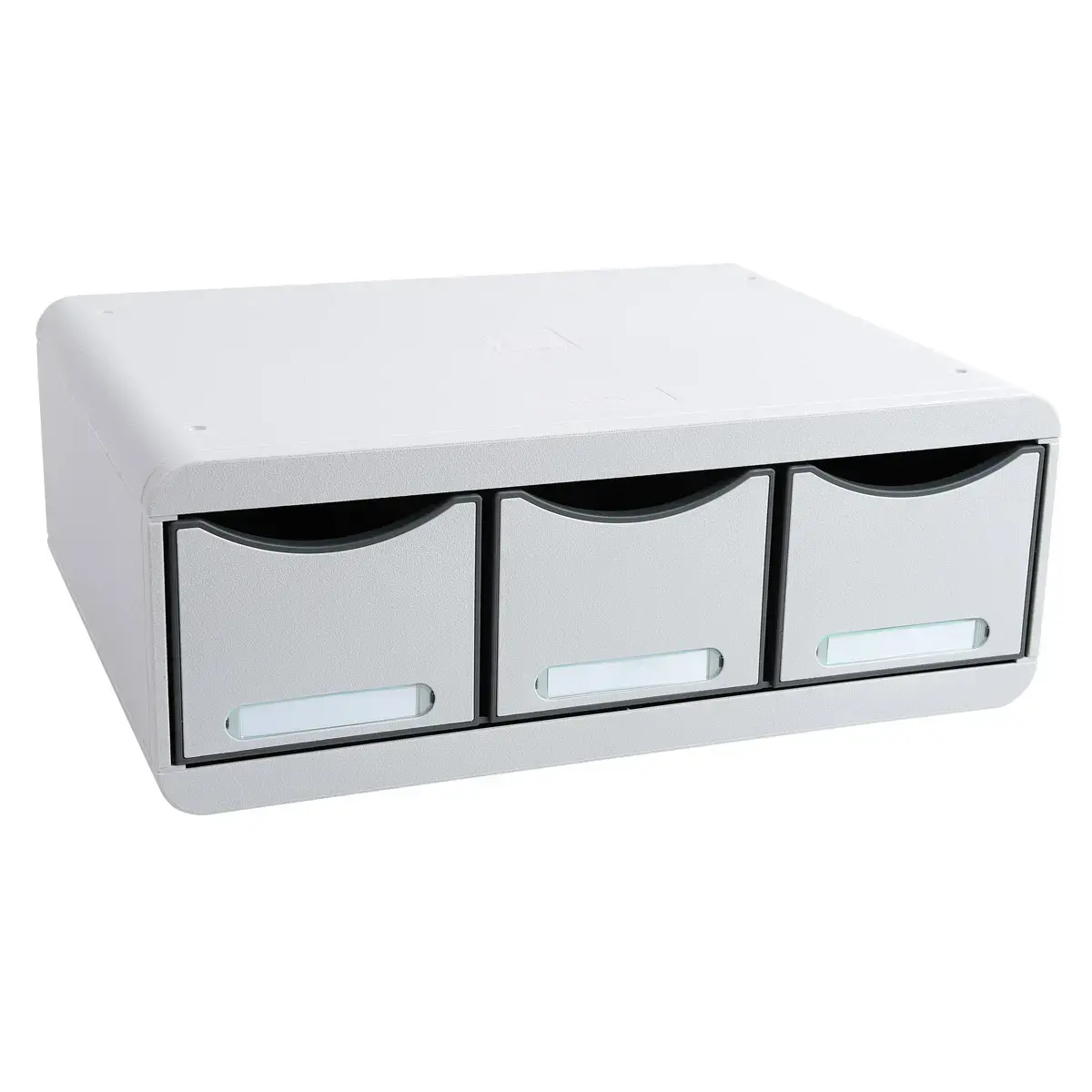 TOOLBOX MAXI 3 tiroirs - Gris lumi&egrave;re - EXACOMPTA photo du produit