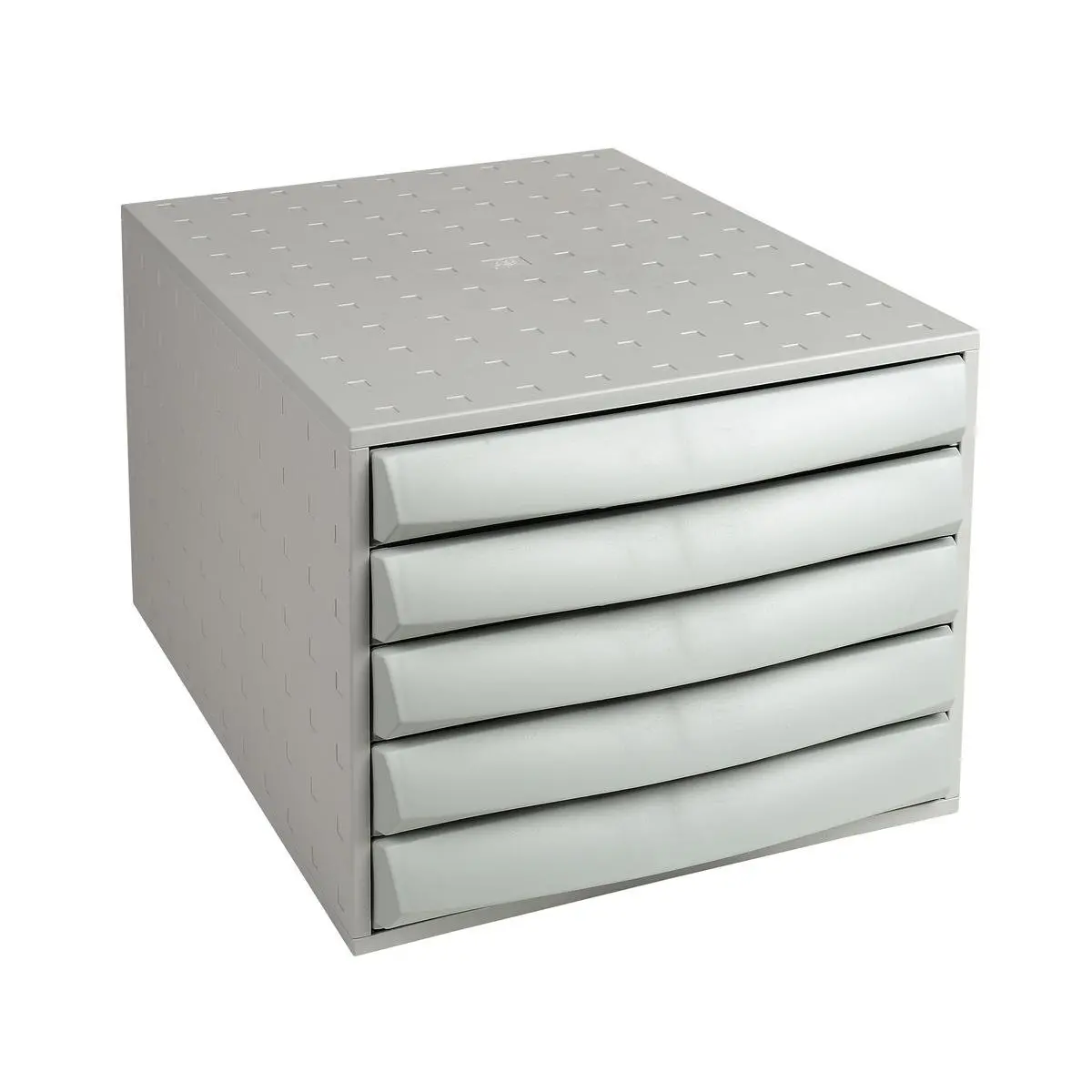 THE BOX ferm&eacute; - Gris lumi&egrave;re - EXACOMPTA photo du produit