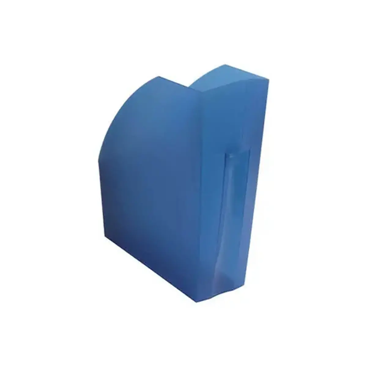 Classeur-à-revues THE MAGAZINE - Bleu royal translucide - EXACOMPTA photo du produit
