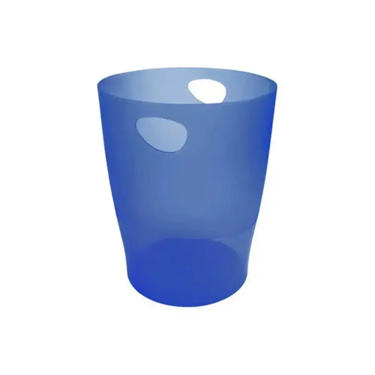 ECOBIN Corbeille &agrave; papier - Bleu royal translucide - EXACOMPTA photo du produit