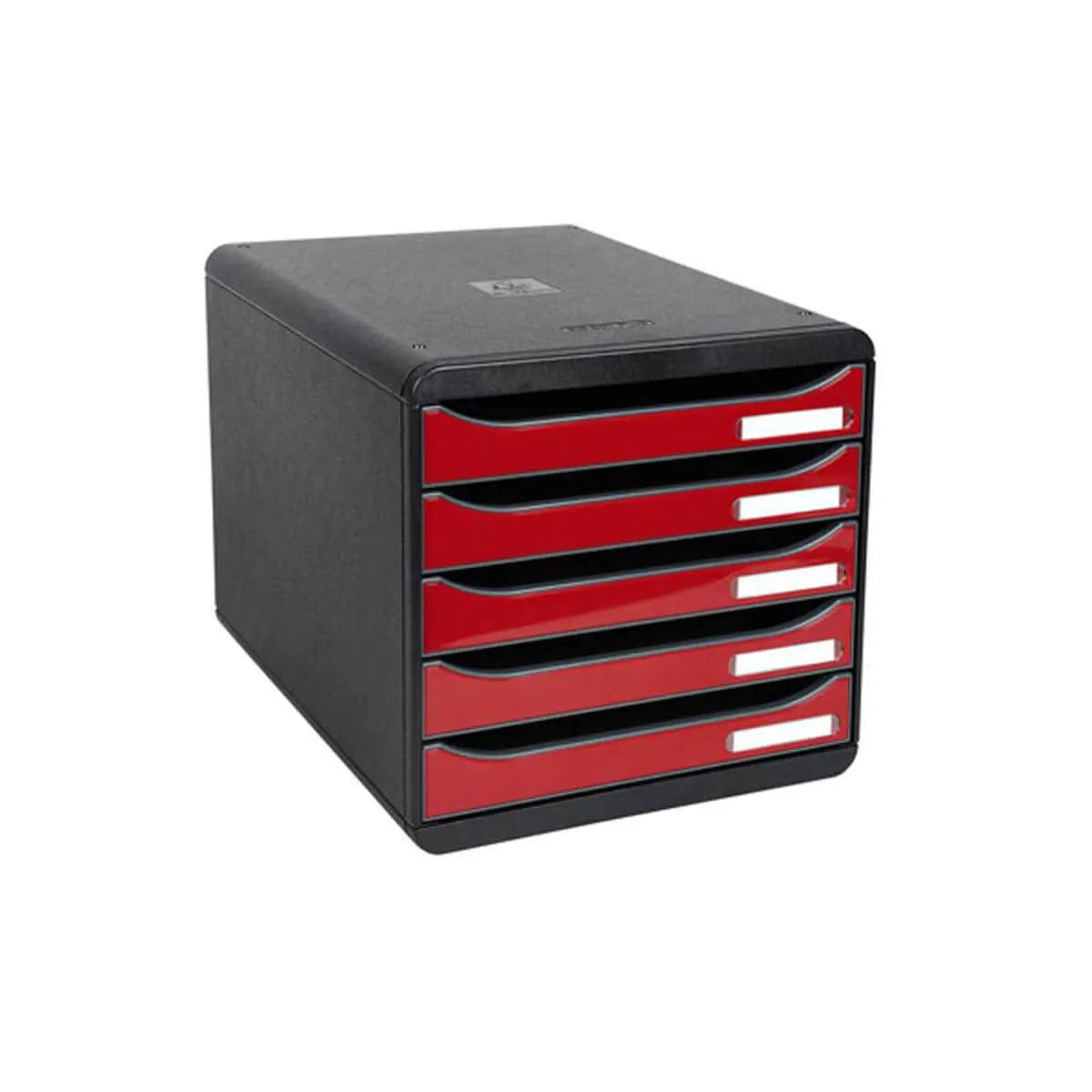 BIG-BOX PLUS - Noir/Rouge carmin - EXACOMPTA photo du produit