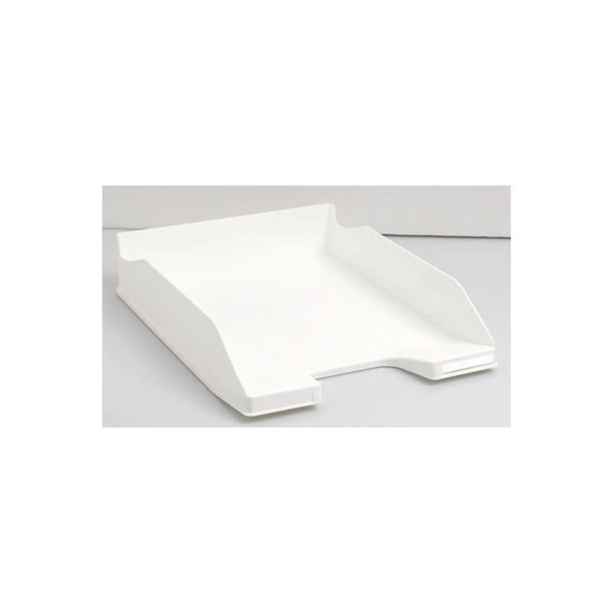 Corbeille à courrier COMBO MIDI Violet translucide - Blanc - EXACOMPTA photo du produit