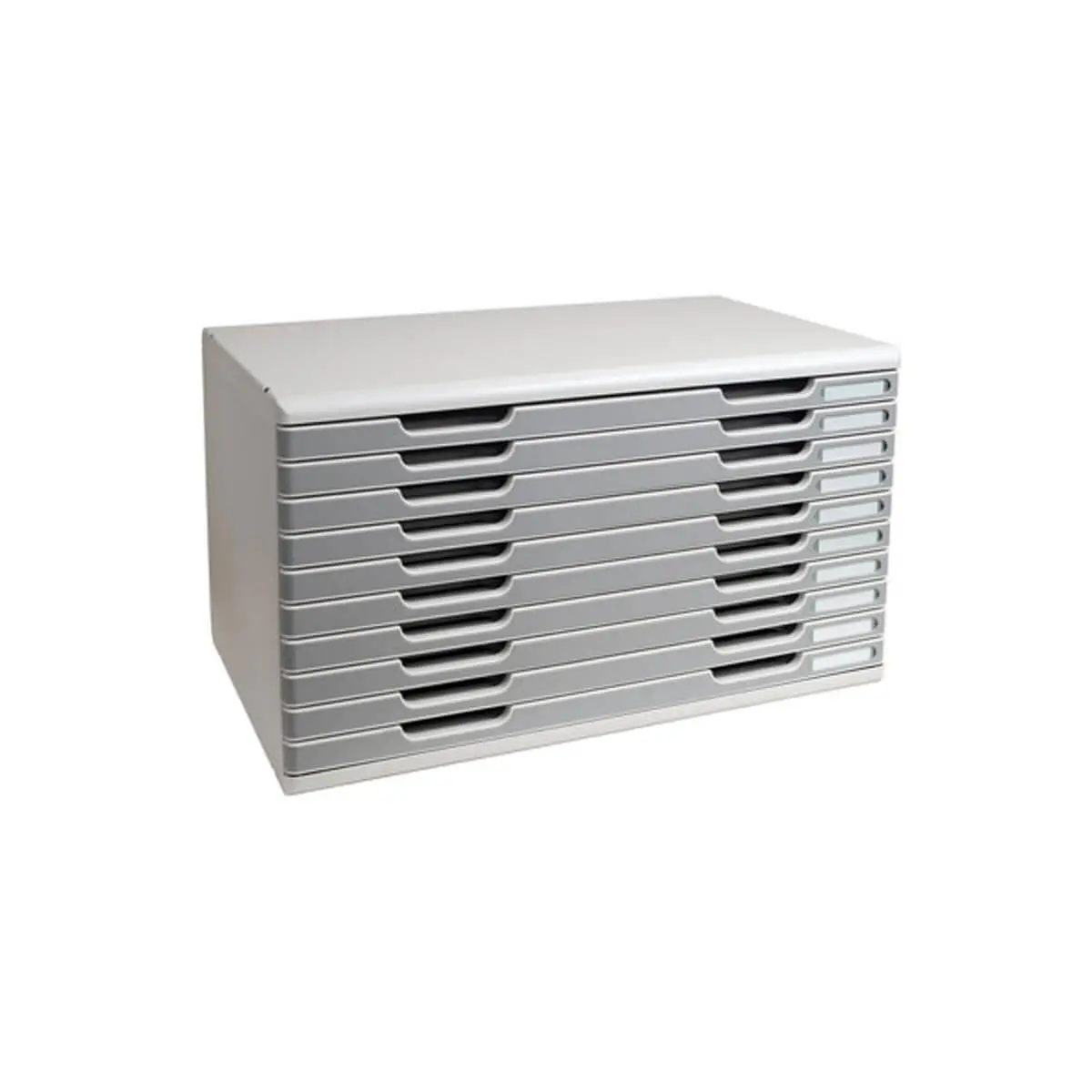 MODULO A3 - 10 tiroirs - Gris lumi&egrave;re/granit - EXACOMPTA photo du produit