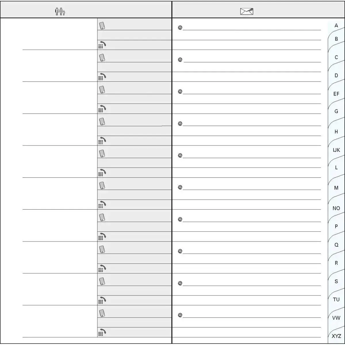 Répertoire poche Rialto 17 - EXACOMPTA photo du produit