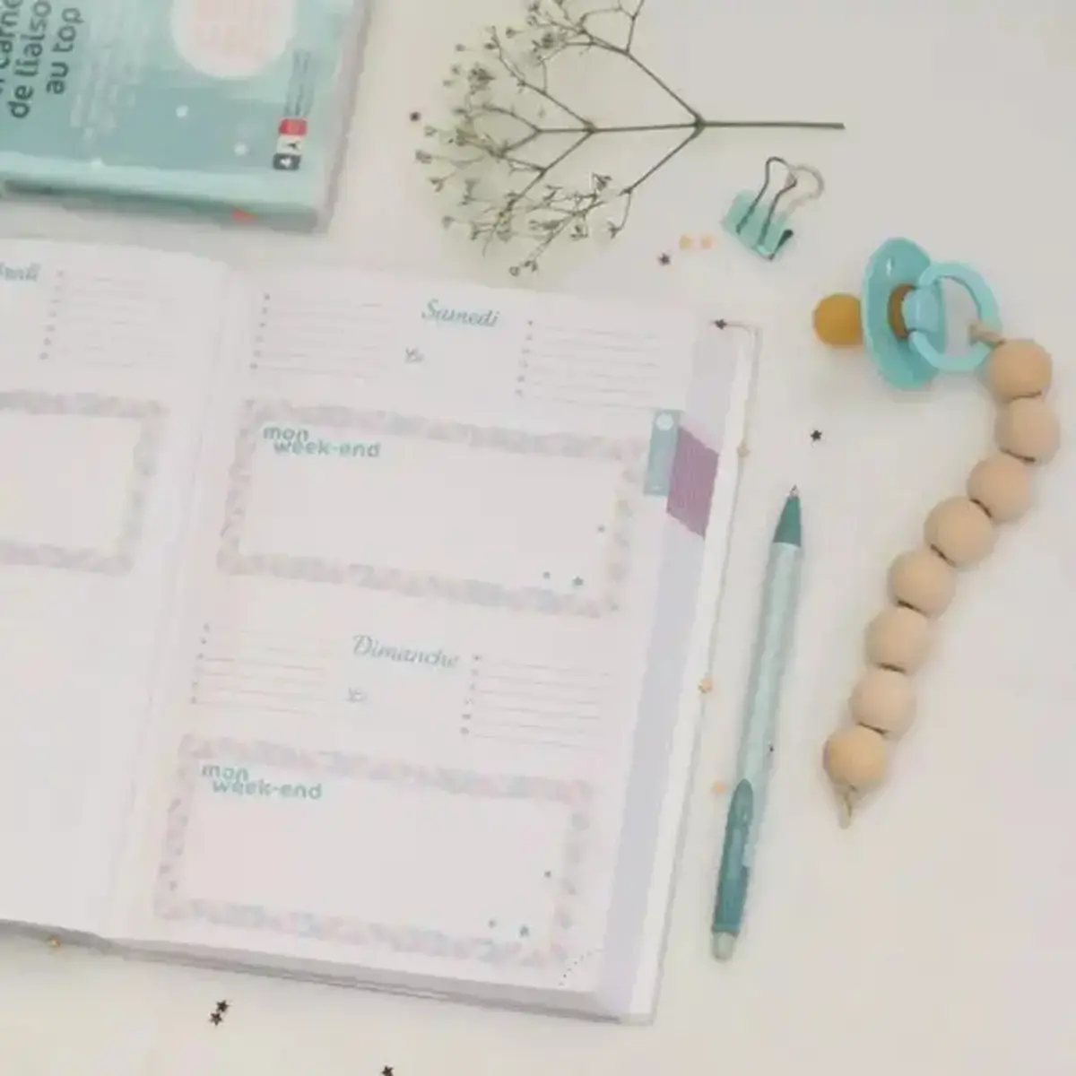 Agenda journalier 15 x 21 Baby Day non millésimé - EXACOMPTA photo du produit