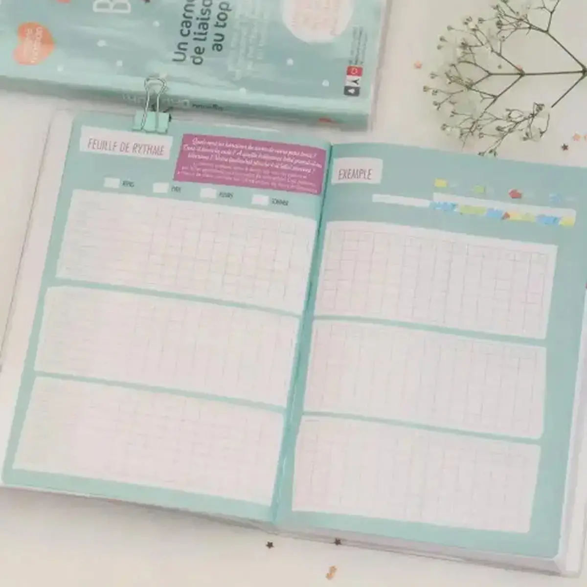 Agenda journalier 15 x 21 Baby Day non millésimé - EXACOMPTA photo du produit