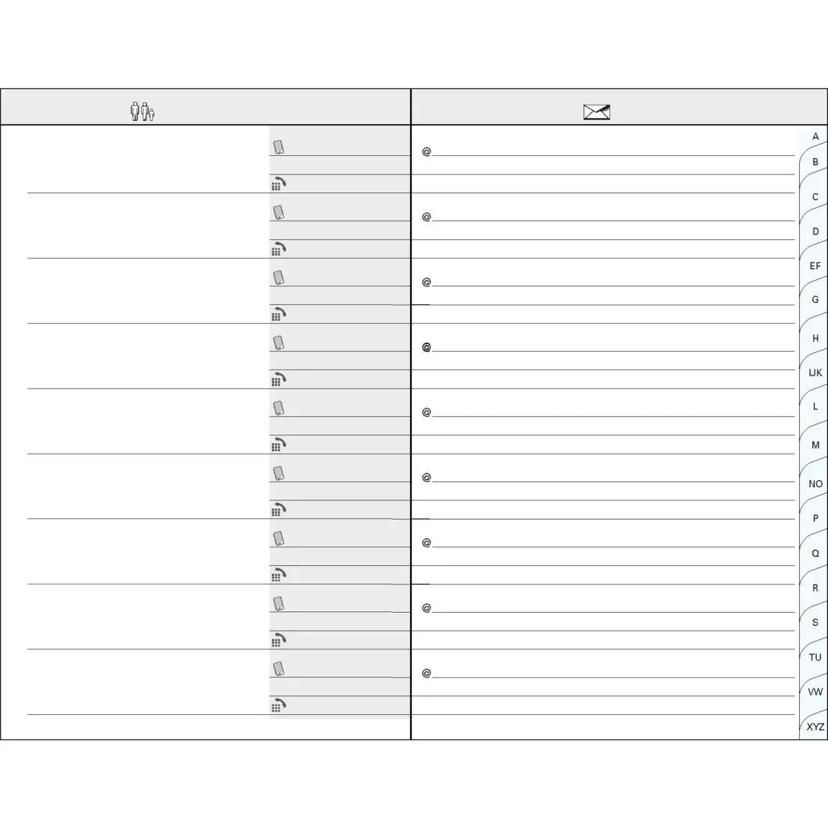 R&eacute;pertoire poche Gobi 17 - EXACOMPTA photo du produit